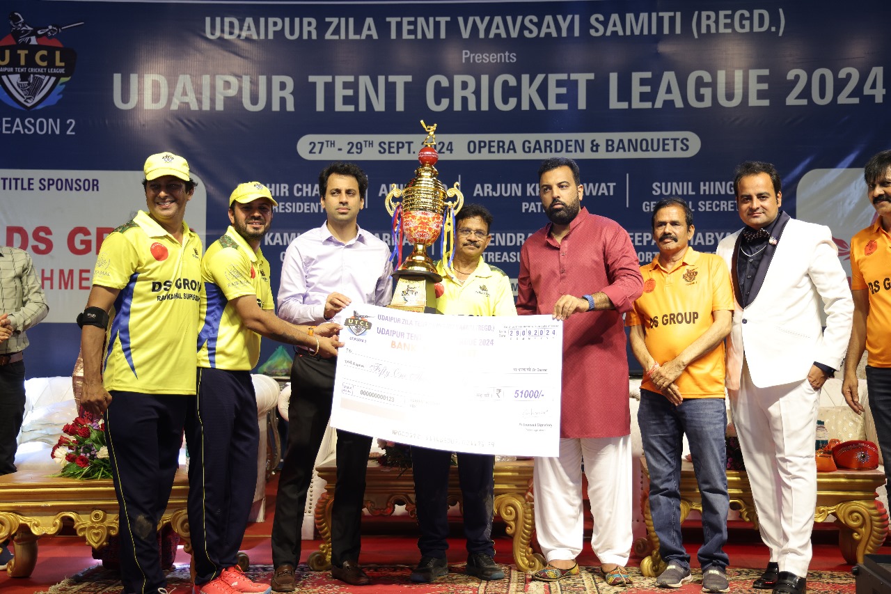 Rajkamal Superkings Crowned Champions of the Day-Night Udaipur Tent Cricket League 2024 Season 2