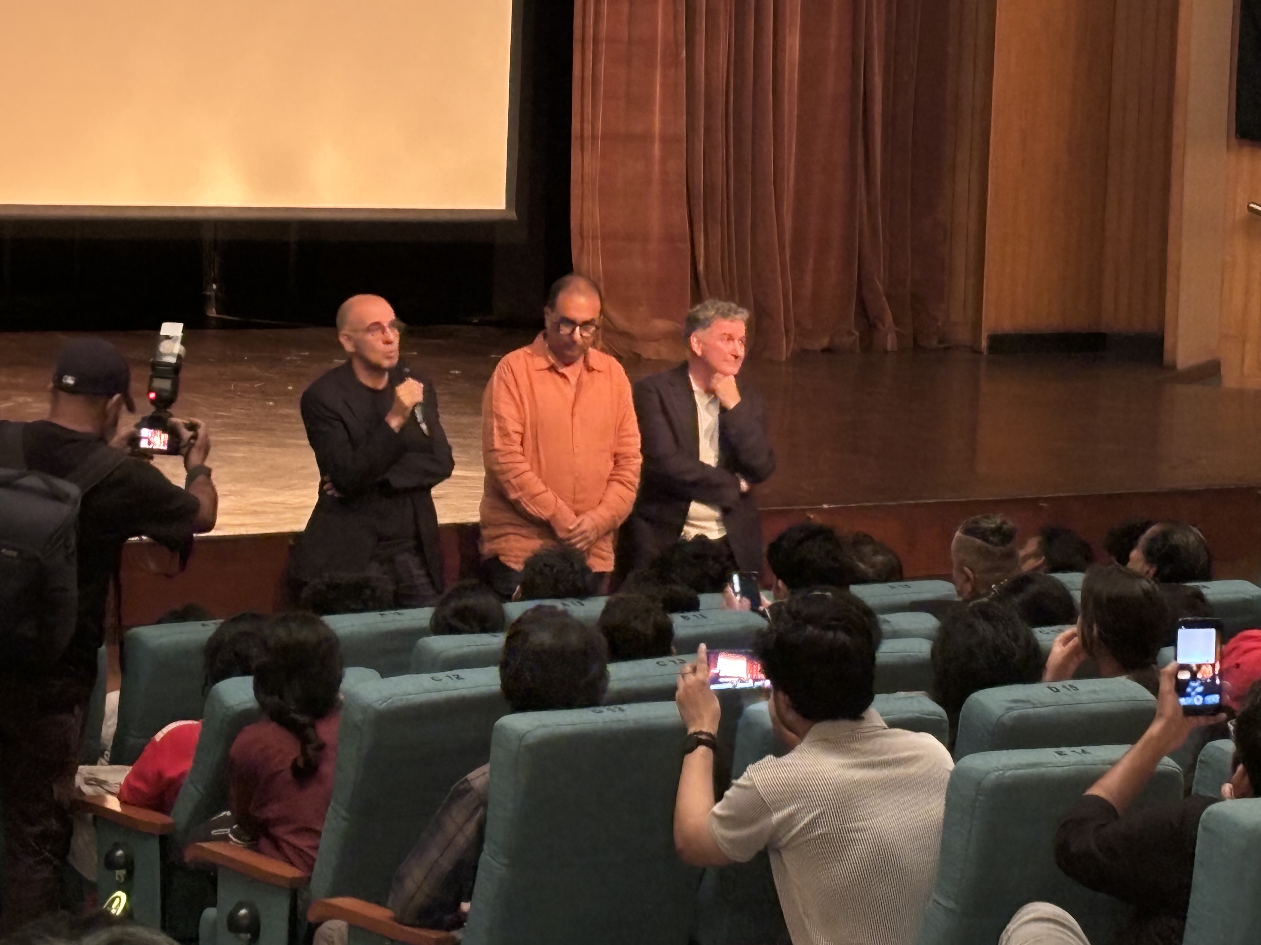 Oscar winning filmmaker Giuseppe Tornatore came to New Delhi with Shivendra Singh Dungarpur