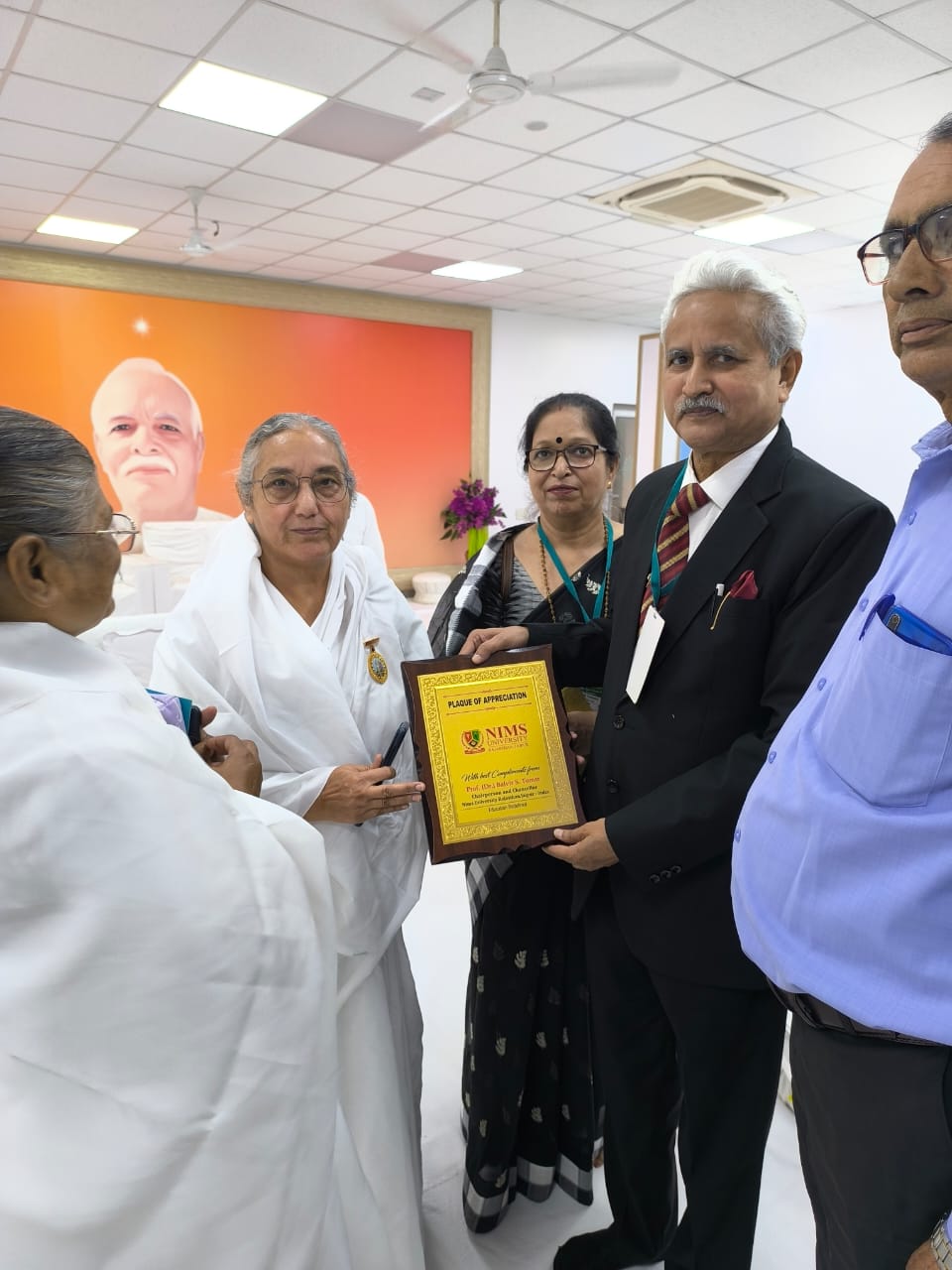 ###  Prof. Amarika Singh Meets with Rajyogini Sushma Didi