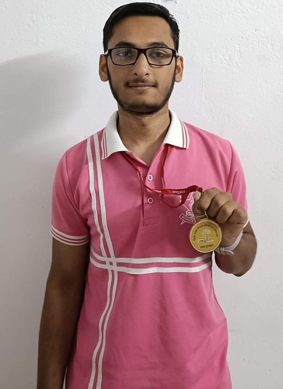 Shubham Nagda Secures First Place at the Anuvrat Creativity Contest 2024