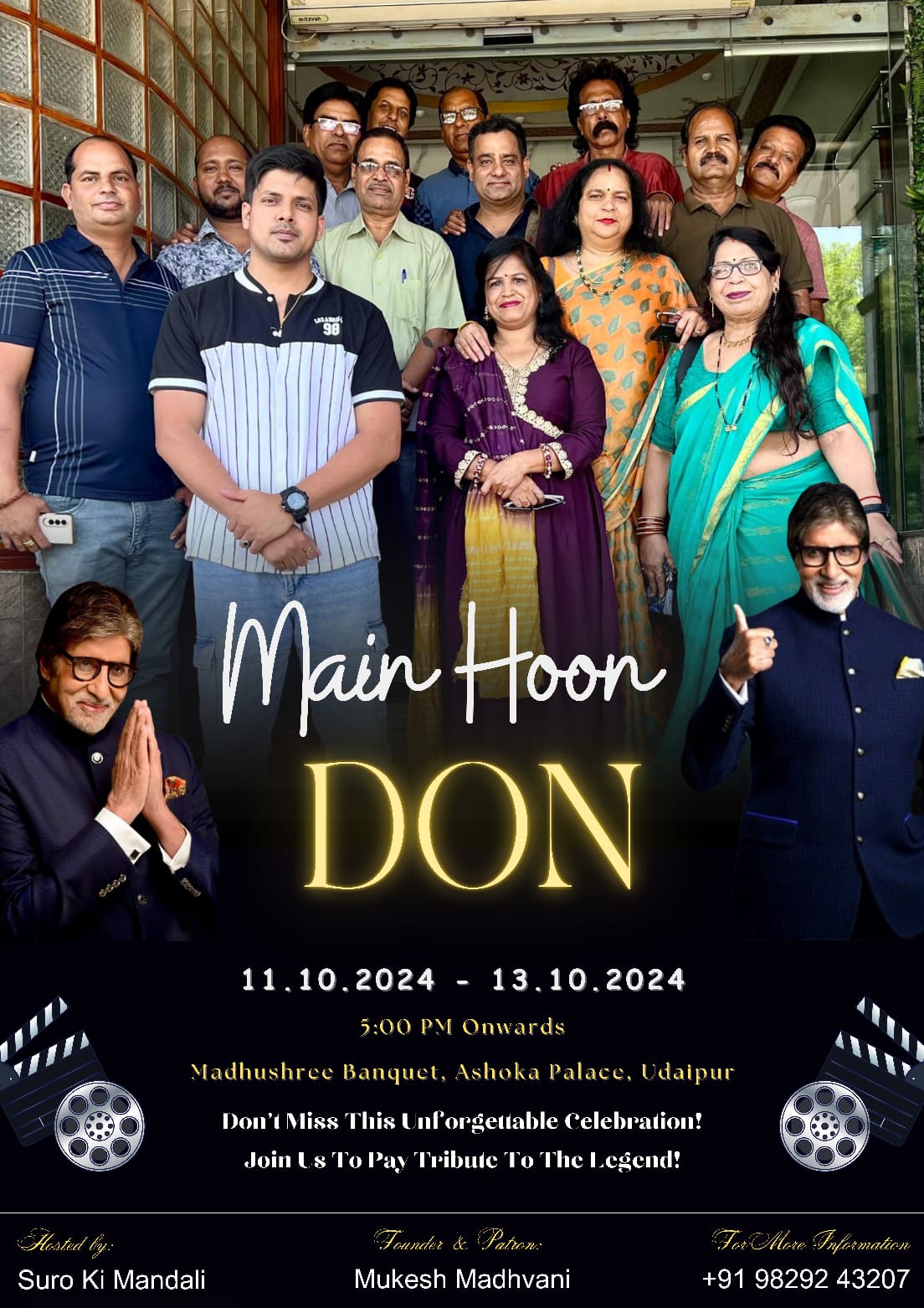 ### Preparations Underway for "Main Hoon Don - An Evening Dedicated to the Great Amitabh Bachchan