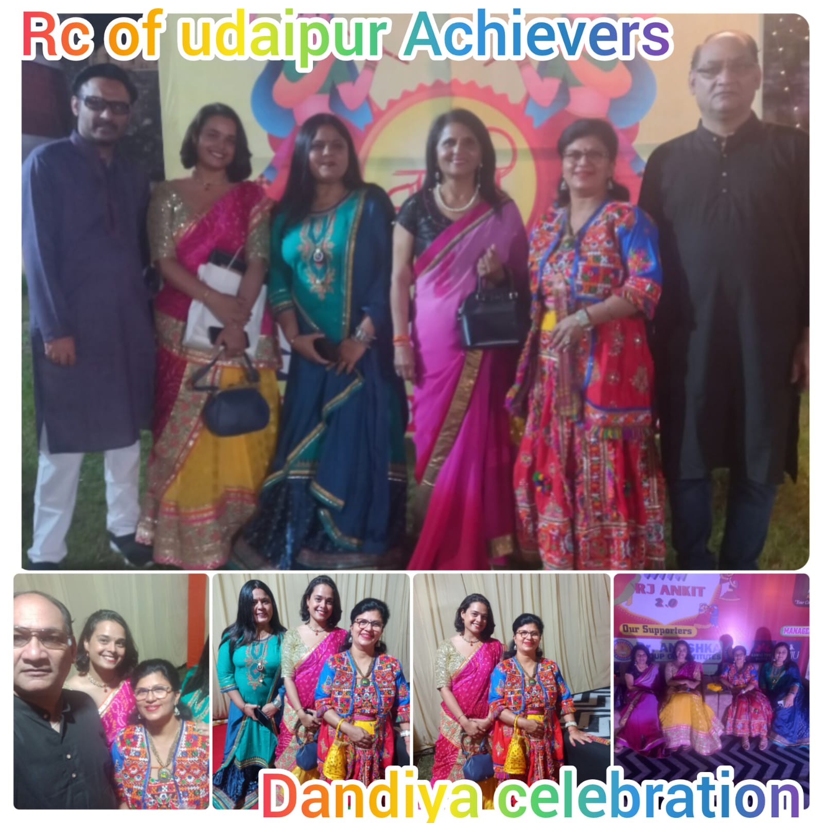 Rotary Club Udaipur Achievers Hosts Dandiya Nights