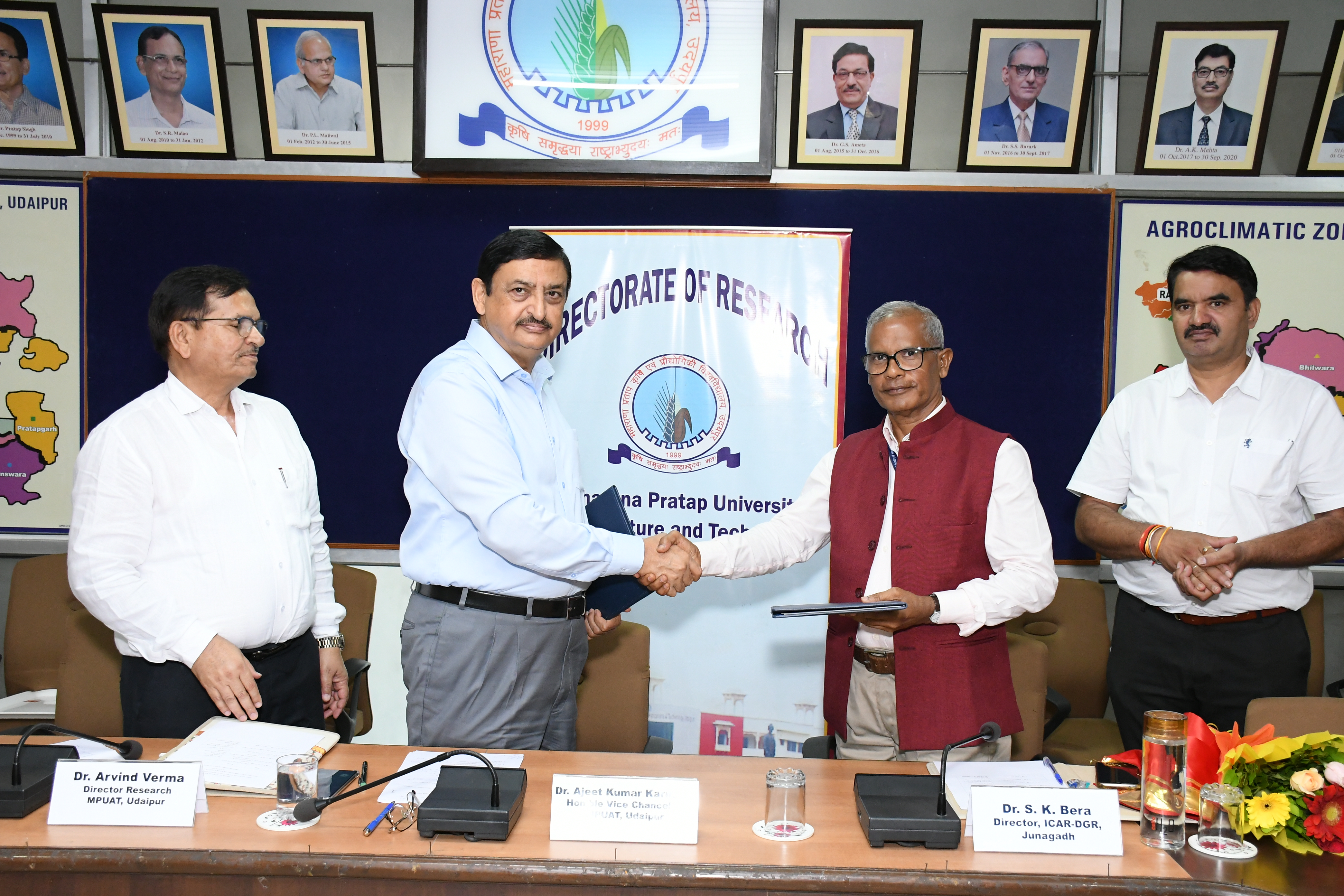 MPUAT Signs MoU for Groundnut Research with ICAR Directorate, Junagadh