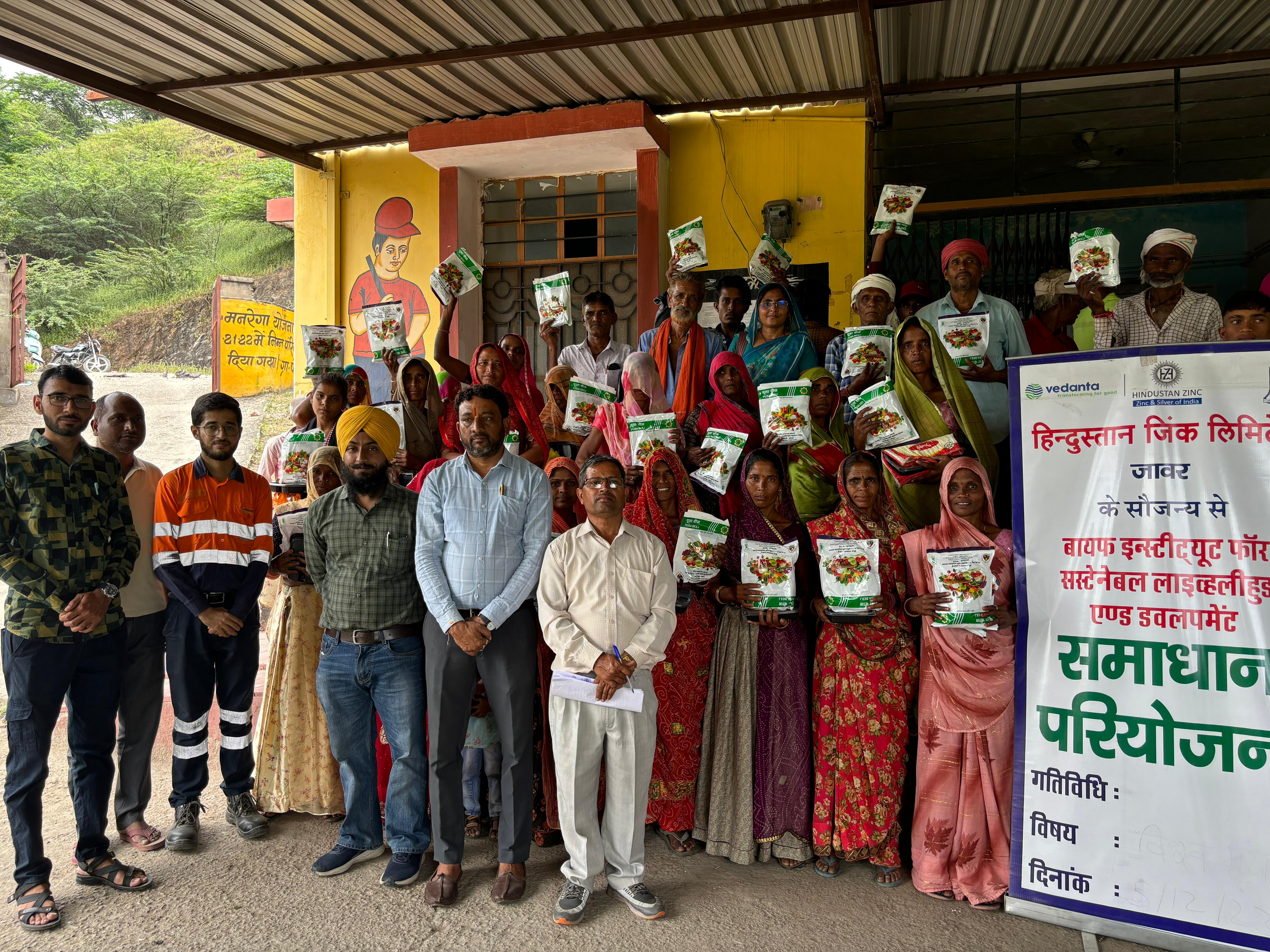 ###b Hindustan Zinc Joins Forces with CIAH to Distribute Free Seed Kits 