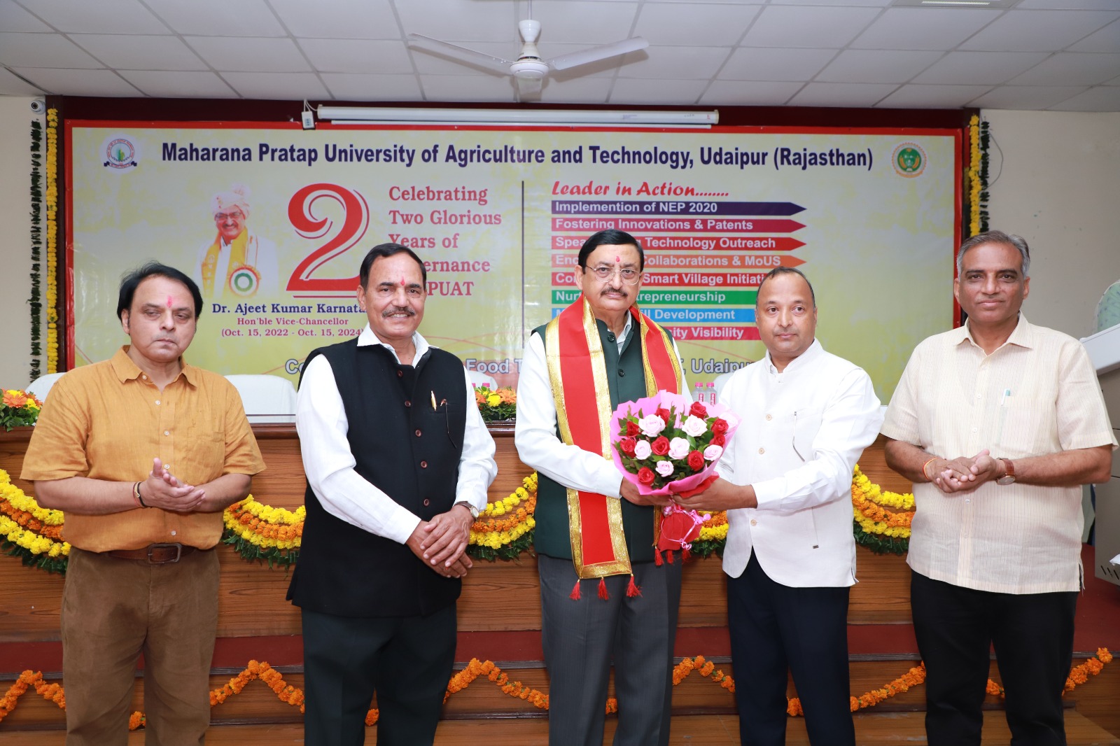 Celebration Ceremony Marking Two Years of Dr. Ajit Kumar Karnataka as Vice-Chancellor