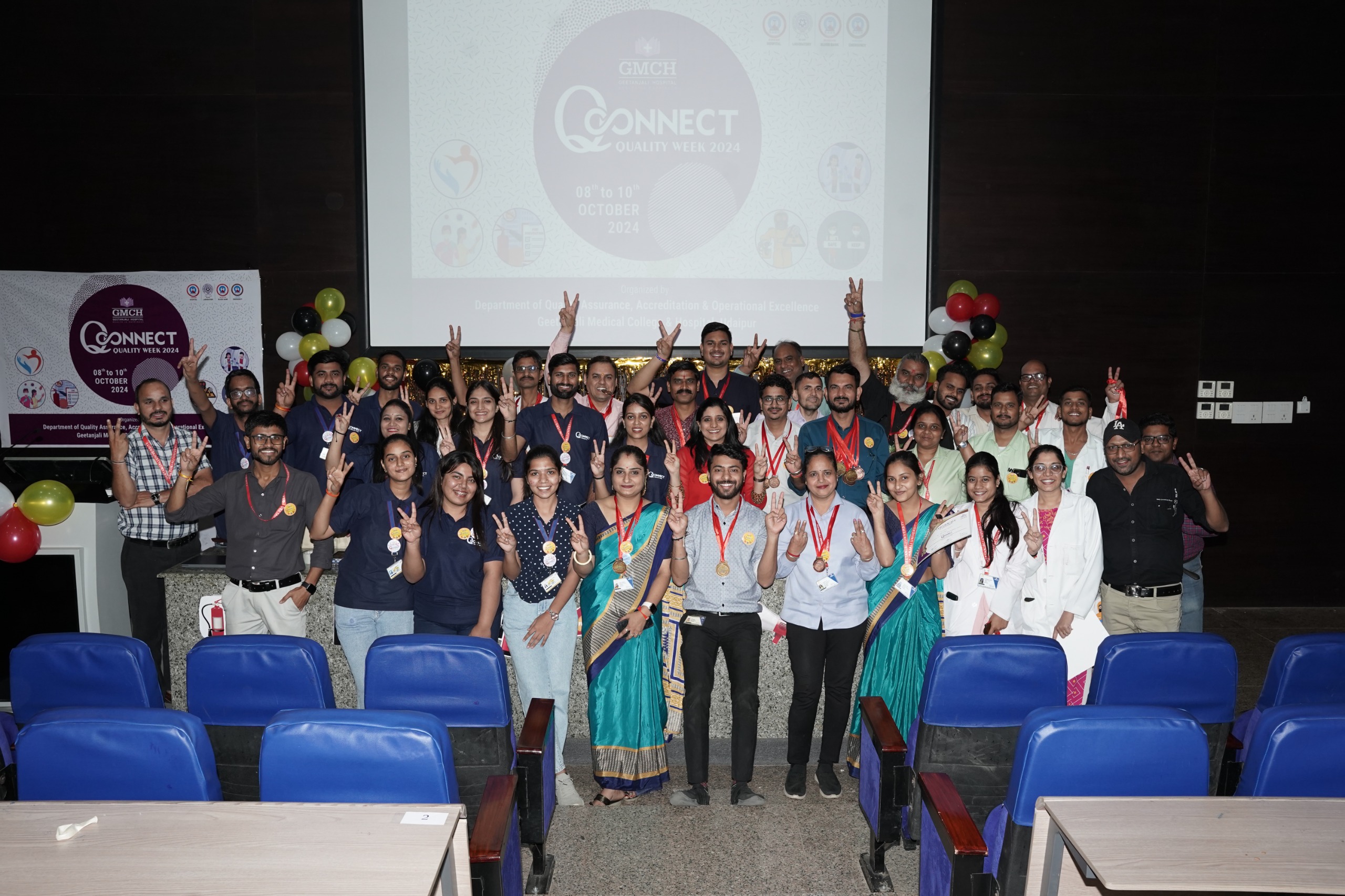 Q Connect Quality Week 2024 Held at Geetanjali Medical College and Hospital