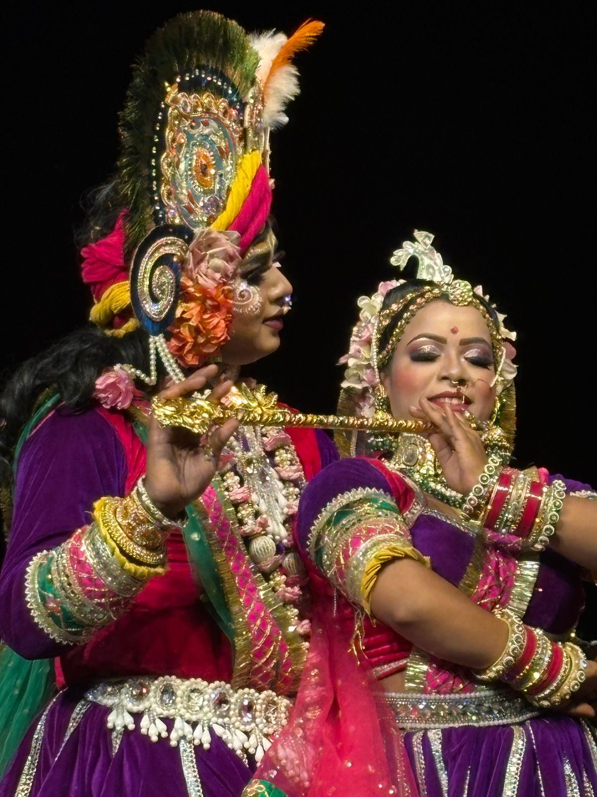 Delhi witnessed a shower of sweet Bhajans and a beautiful presentation of Raas dance on Sharad Purnima