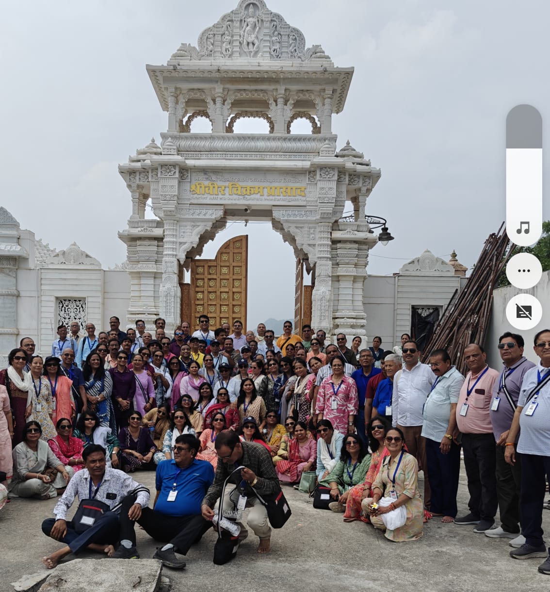 Udaipur's 12-Day Pilgrimage to Sammed Shikhar Ji Reaches Girnar on the Seventh Day