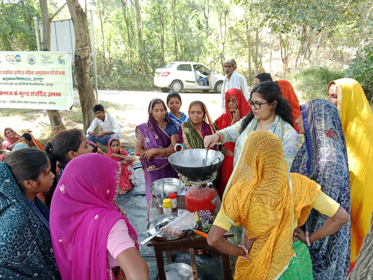 मोटे अनाज पर एक दिवसीय प्रशिक्षण