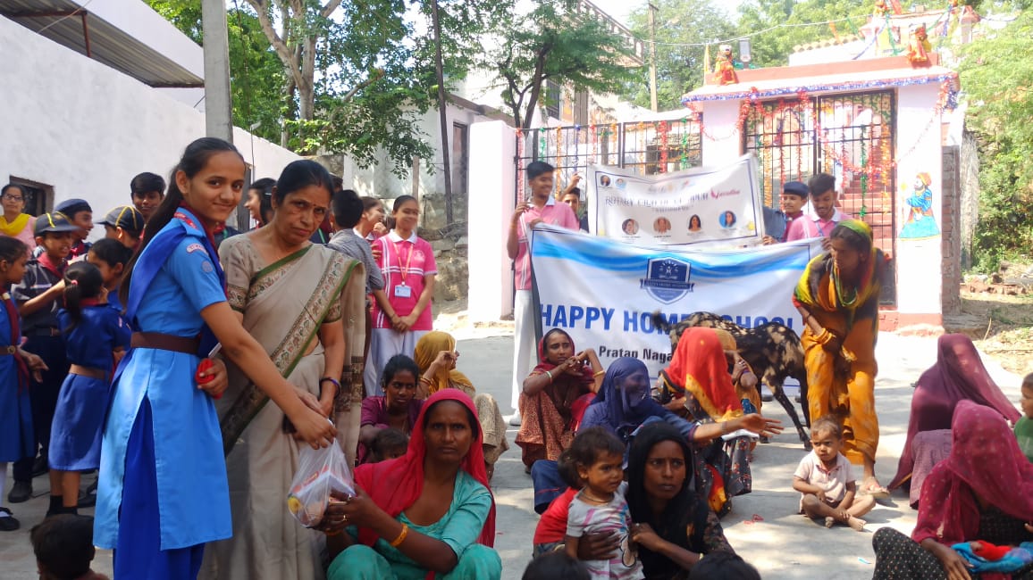 हैप्पी होम विद्यालय द्वारा मनाया गया दीपावली पर्व