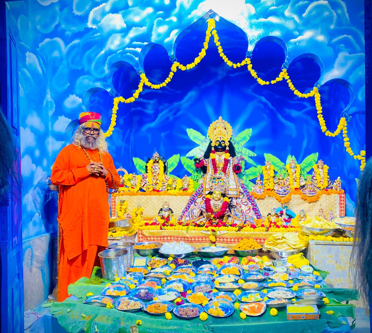 Govardhan Puja and Annakut Festival Celebrated with Grandeur at Tapobhumi Lalivav Math  