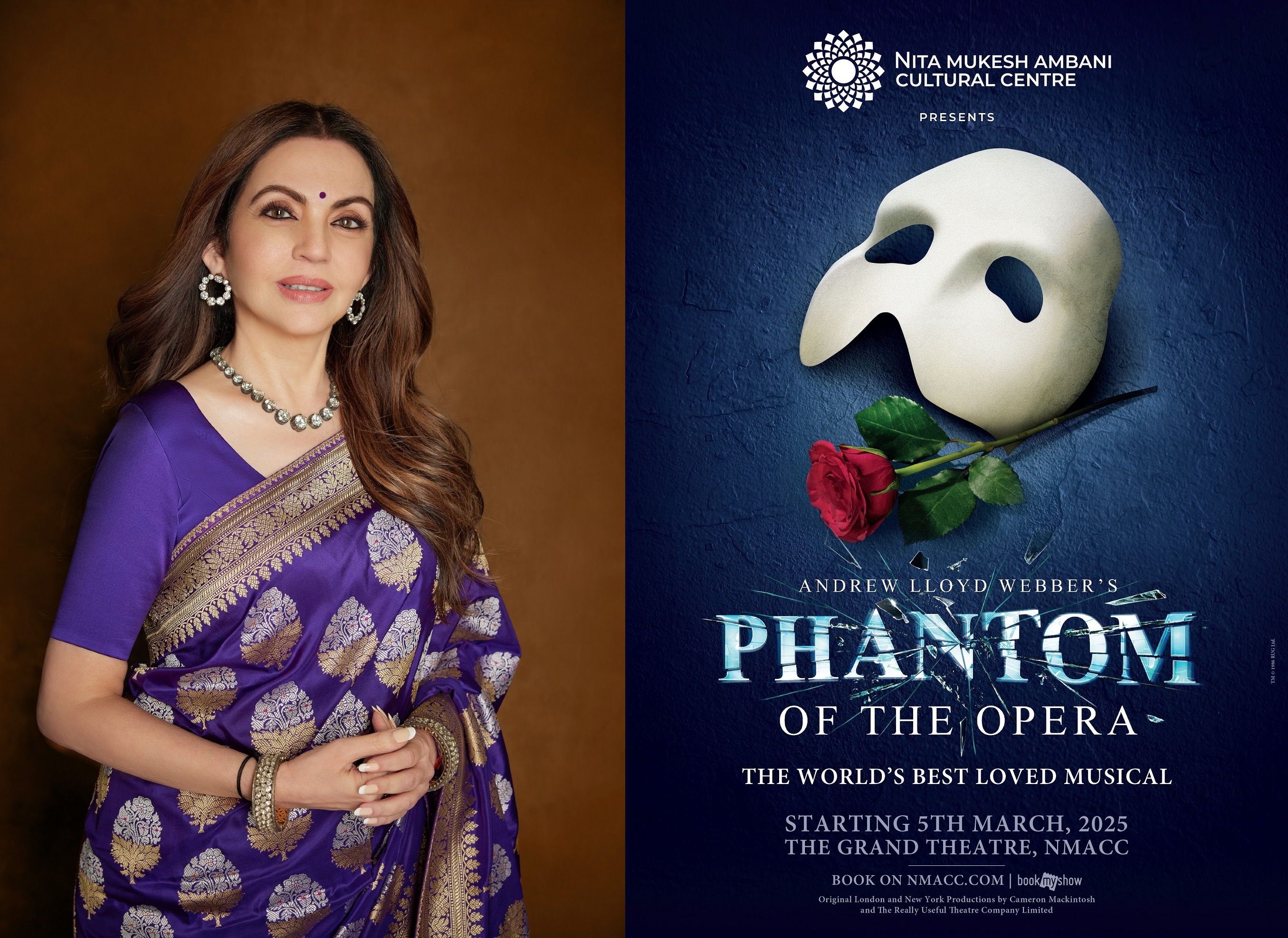 World’s best loved musical ‘The Phantom of the Opera’ makes India debut at the Nita Mukesh Ambani Cultural Centre