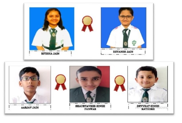 DPS Udaipur Students Shine at National Level in Unified Cyber Olympiad