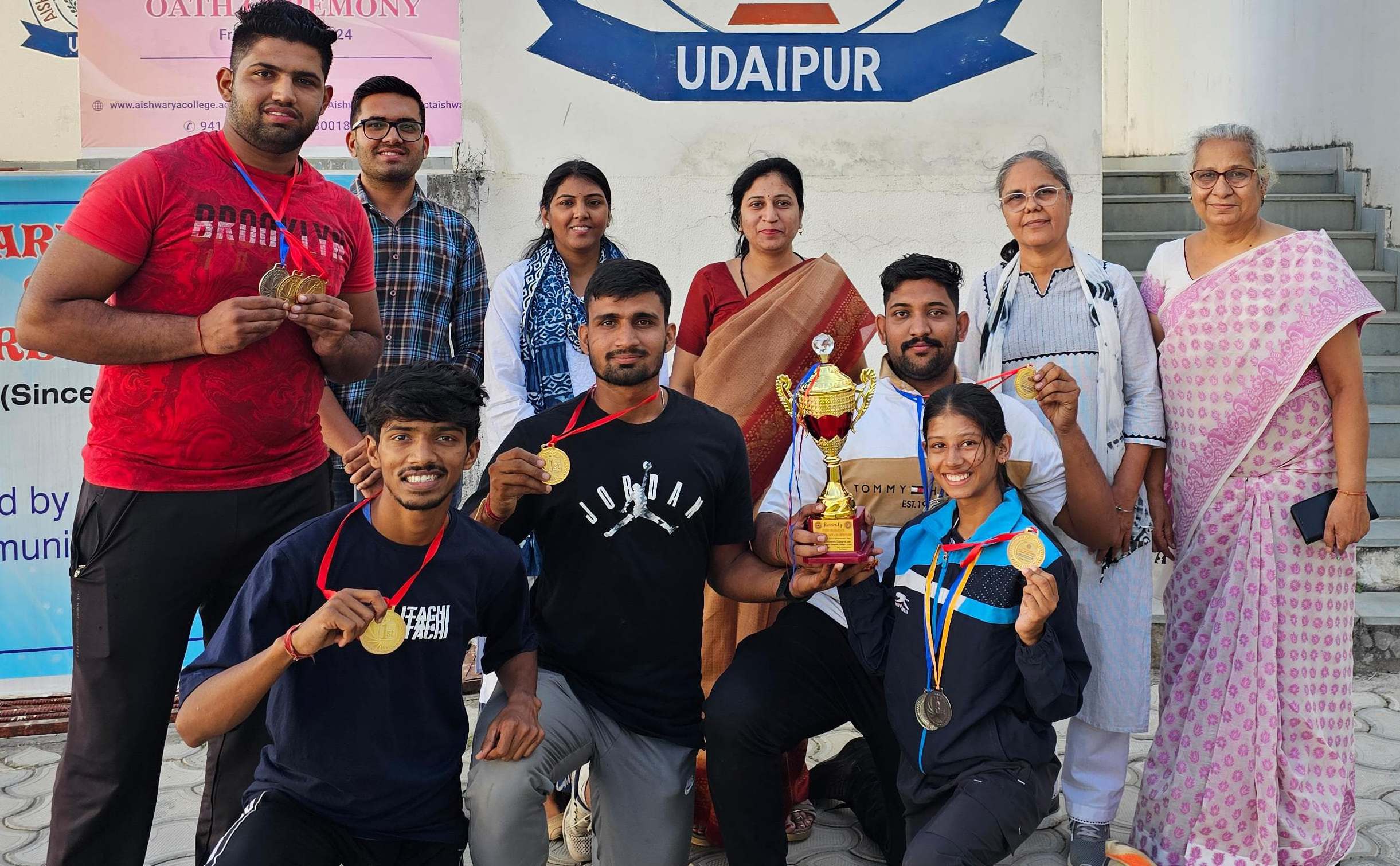 Aishwarya College Runner-Up in Inter-College Athletics Tournament