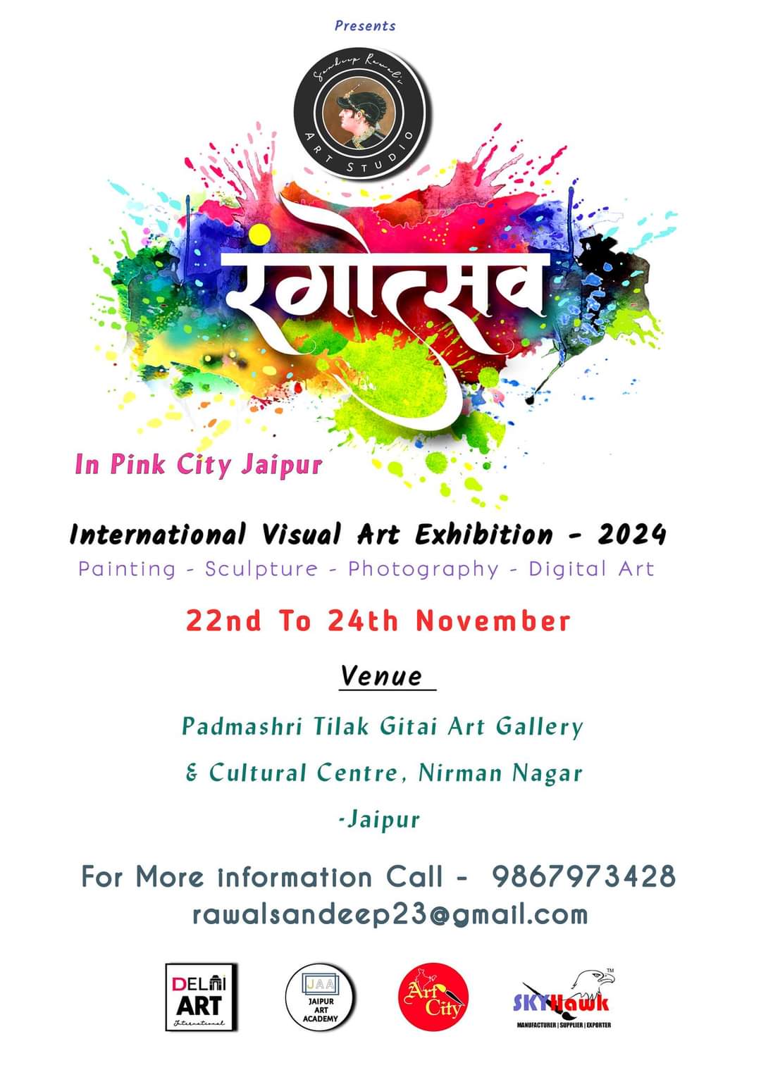 Rangotsav – An Opening of Padmashree Tilak Gitai Art Gallery    in Jaipur