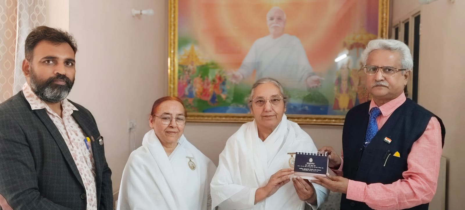 ### NIMS University Pro Chancellor Meets Brahma Kumaris Rajyogini Sisters