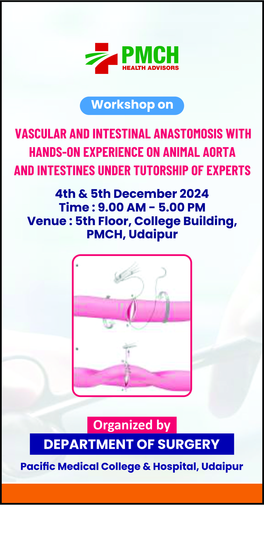 Two-Day Workshop on Vascular Anastomosis to Benefit Young Surgeons