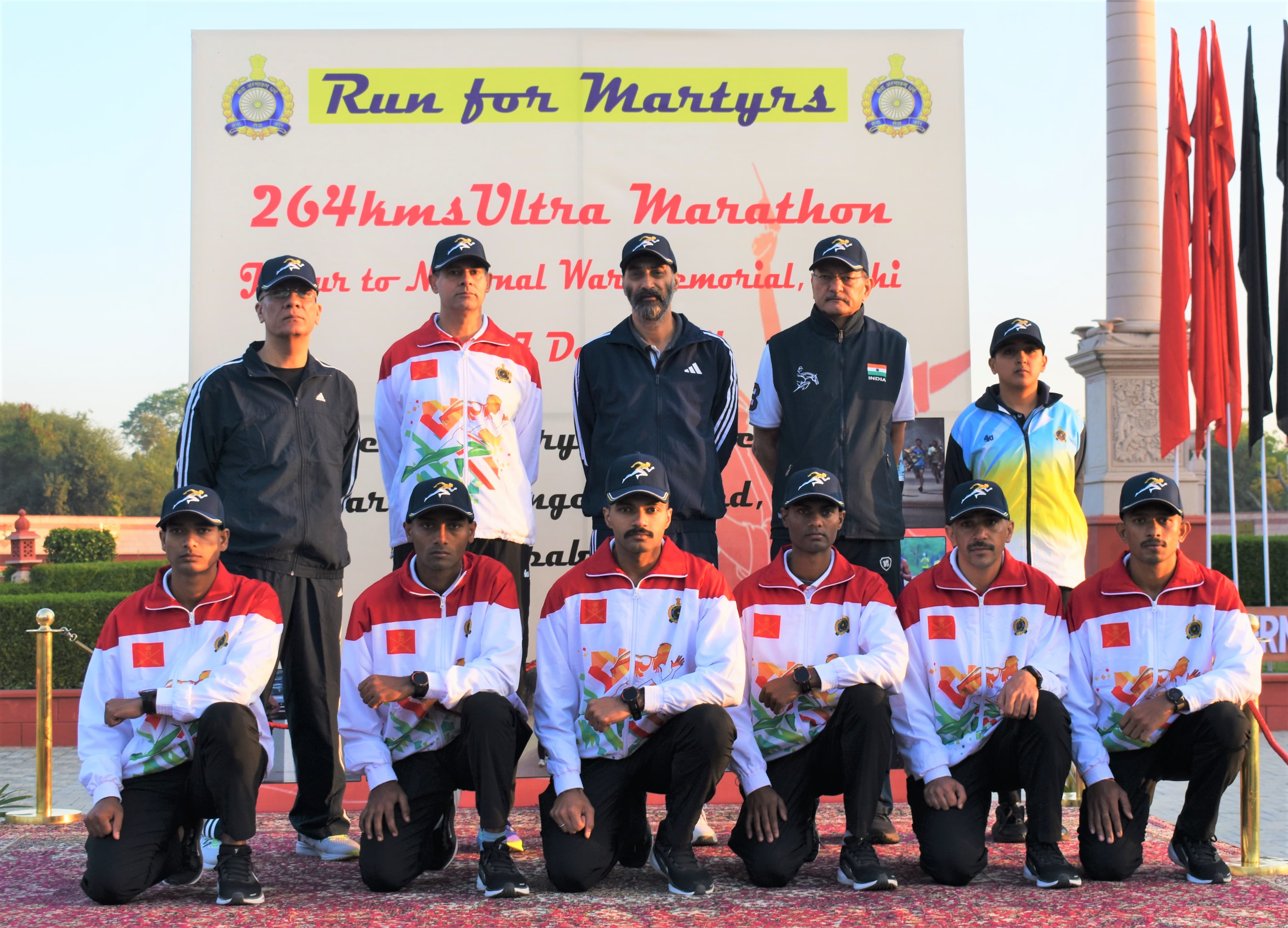 SAPTA SHAKTI COMMAND CONDUCTED 264 KM ULTRA MARATHON FOR HONOURING MARTYRS AND CELEBRATING THE 264TH ARMY SERVICE CORPS DAY