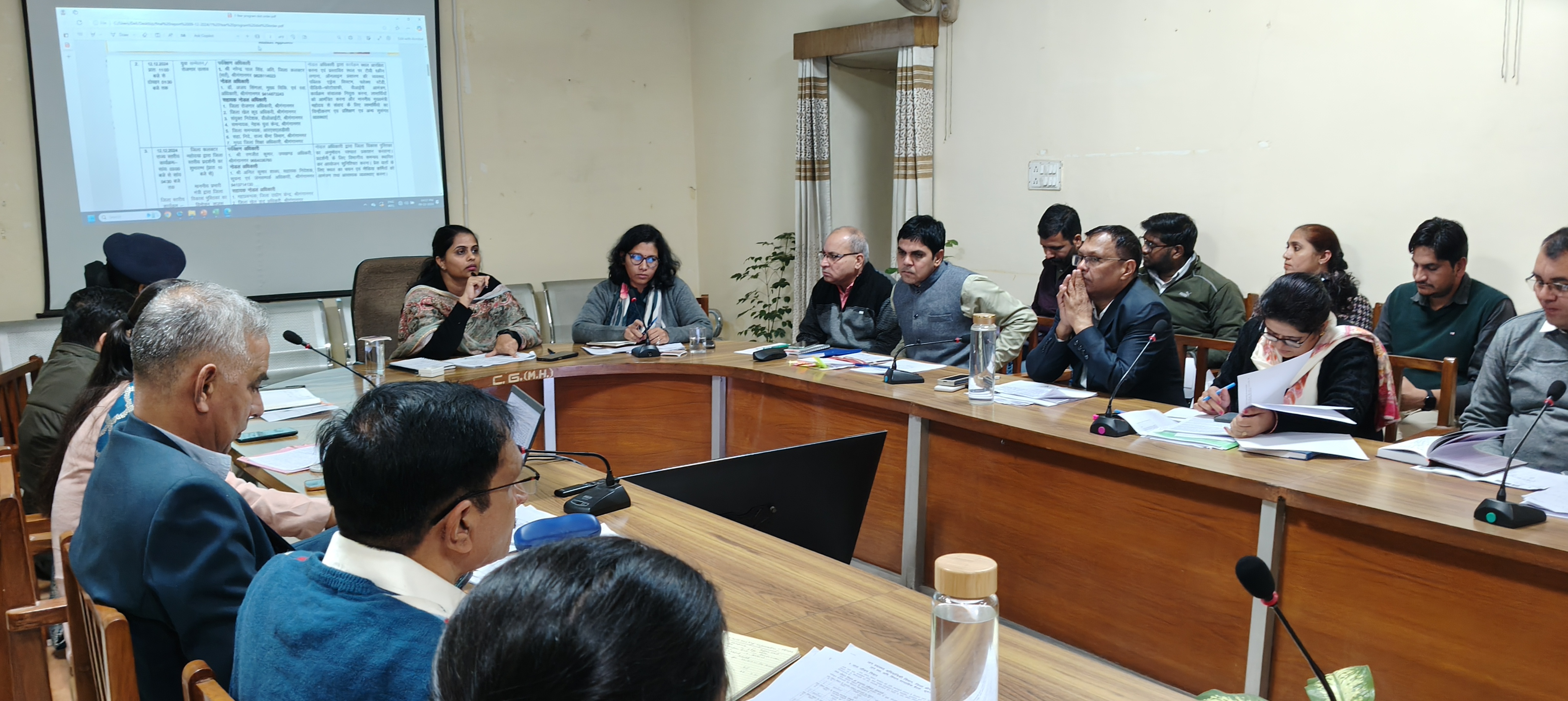 Rajasthan Government: Weekly Review Meeting Held in Sri Ganganagar