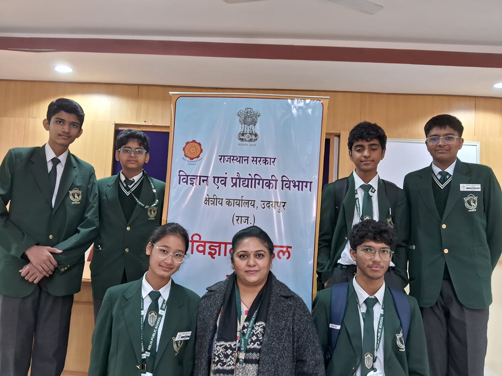 DPS Udaipur Students Win First Place in Science Competition