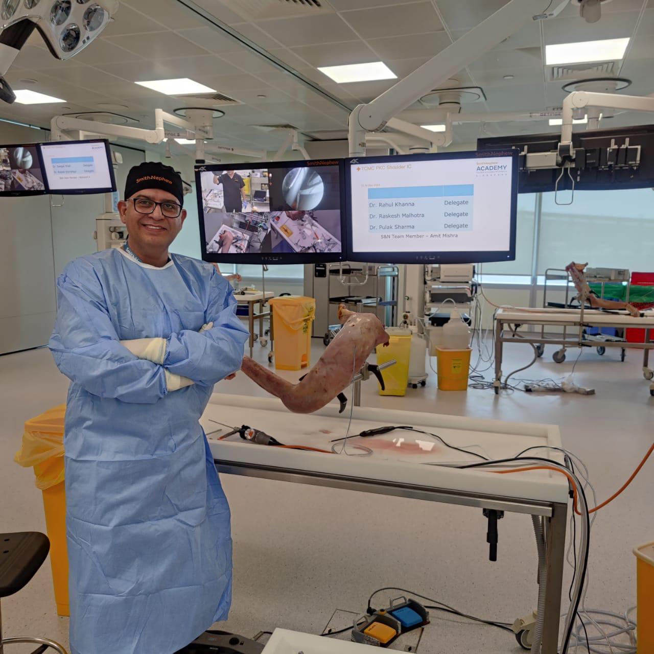 Dr. Rahul Khanna Attends Shoulder Arthroscopy Workshop