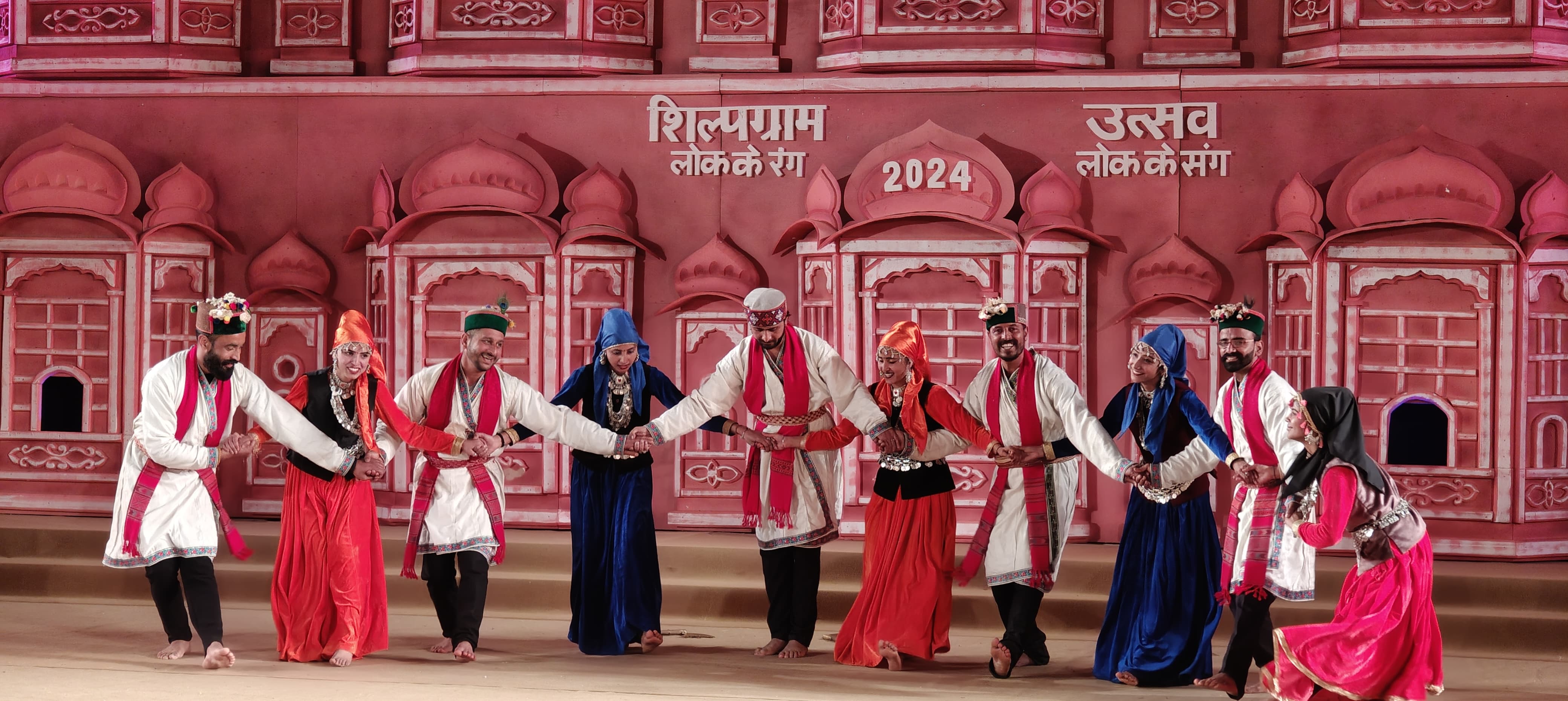 Audience Dances to Folk Performances like Rathwa, Rouf, and Chari at Shilpgram Festival