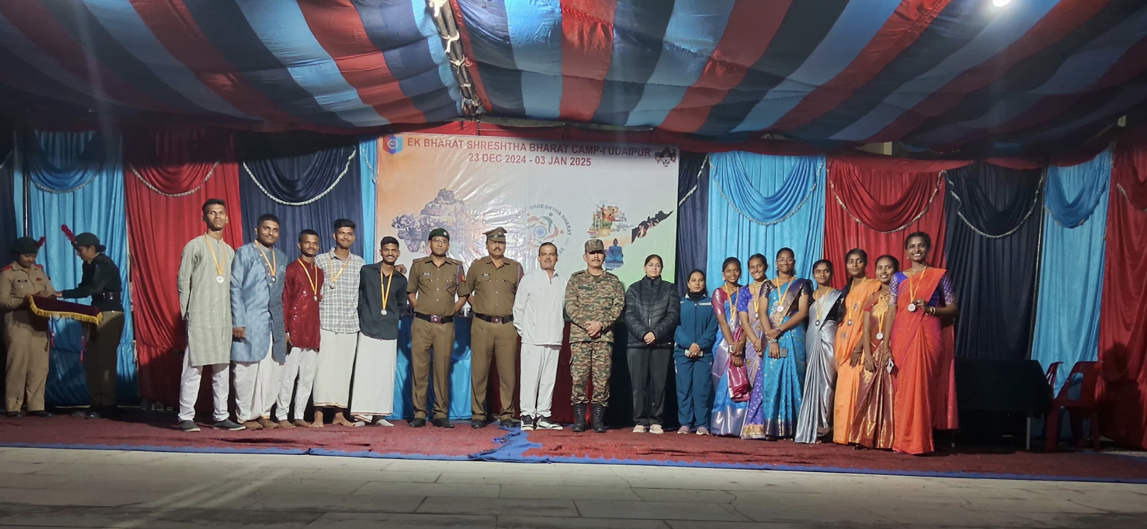 Captivating Performances by Andhra Pradesh and Telangana Directorate at "Ek Bharat Shreshtha Bharat" Camp