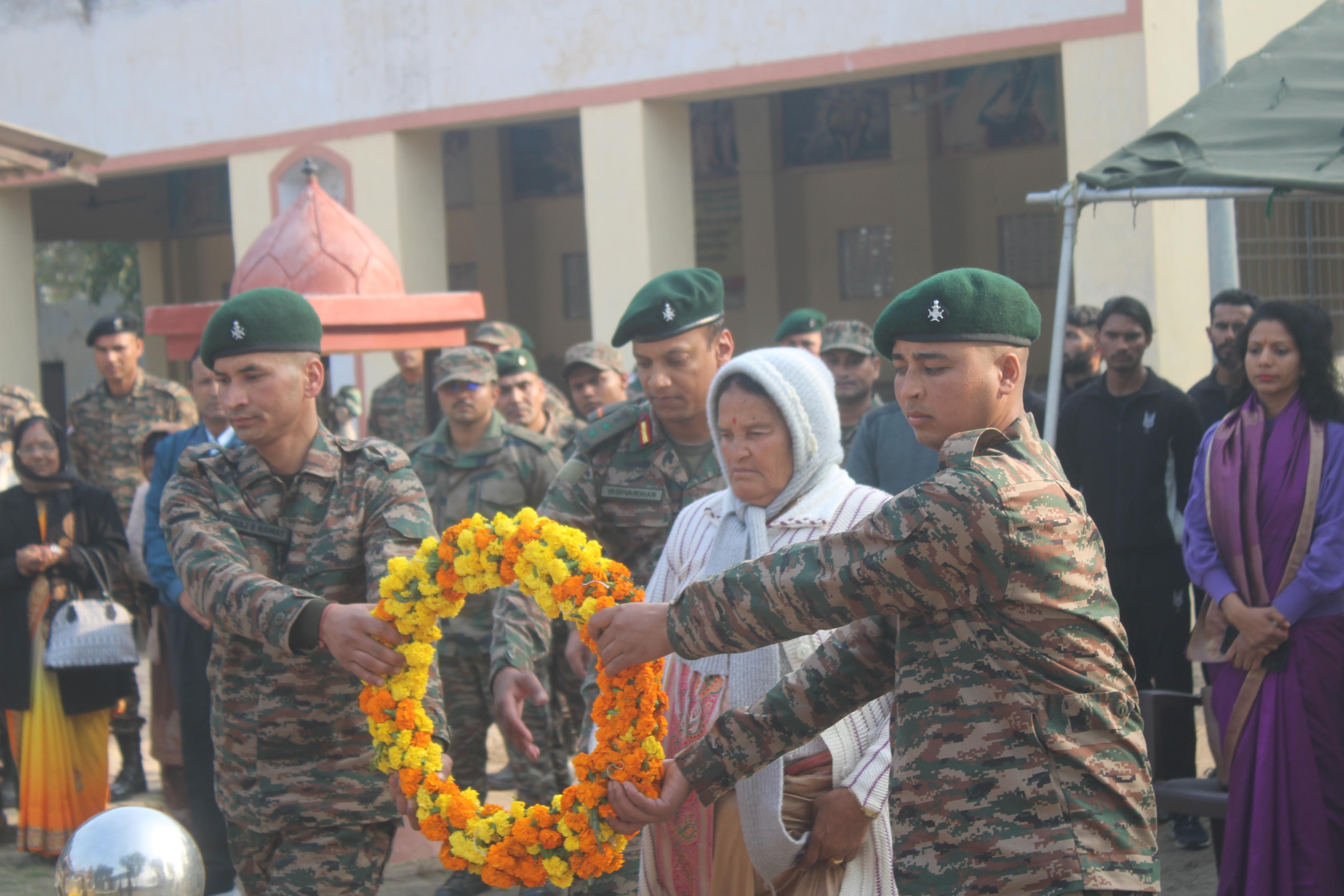 AMOGH DIVISION COMMEMORATES SACRIFICE OF WAR HEROES FROM THE BATTLE OF NAGI