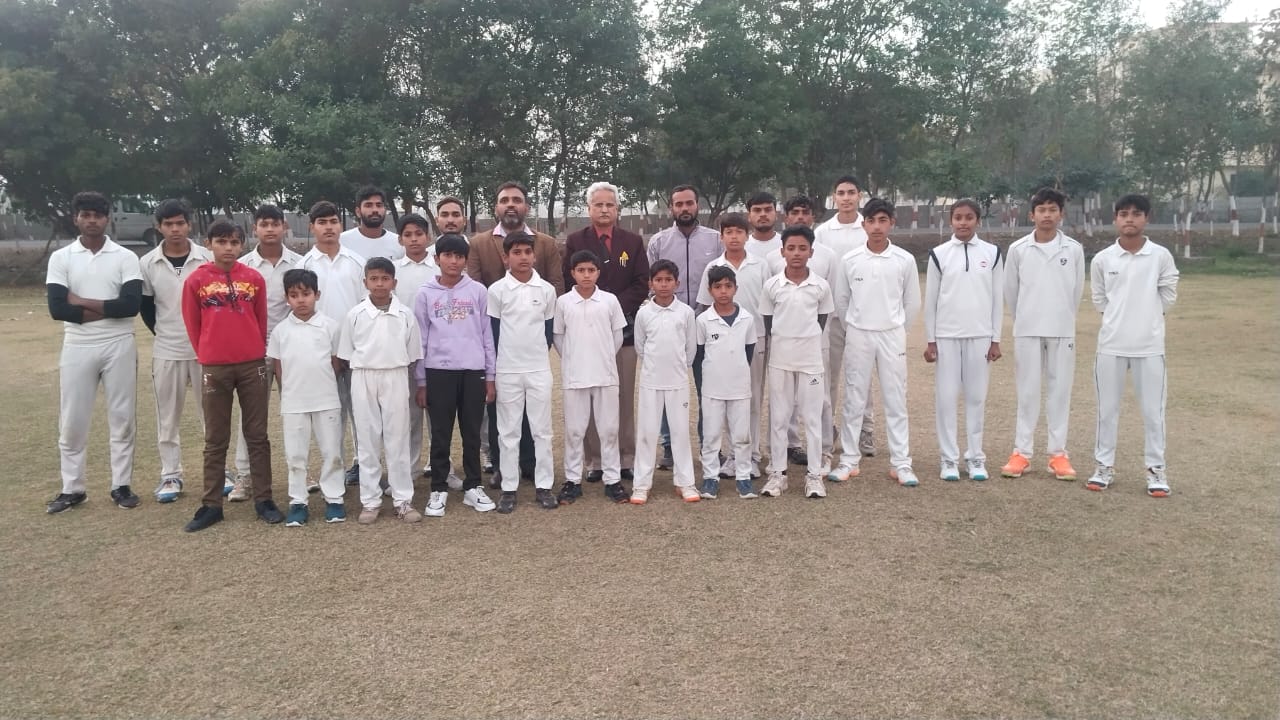 Vikrant University Vice-Chancellor Inspects Cricket Academy