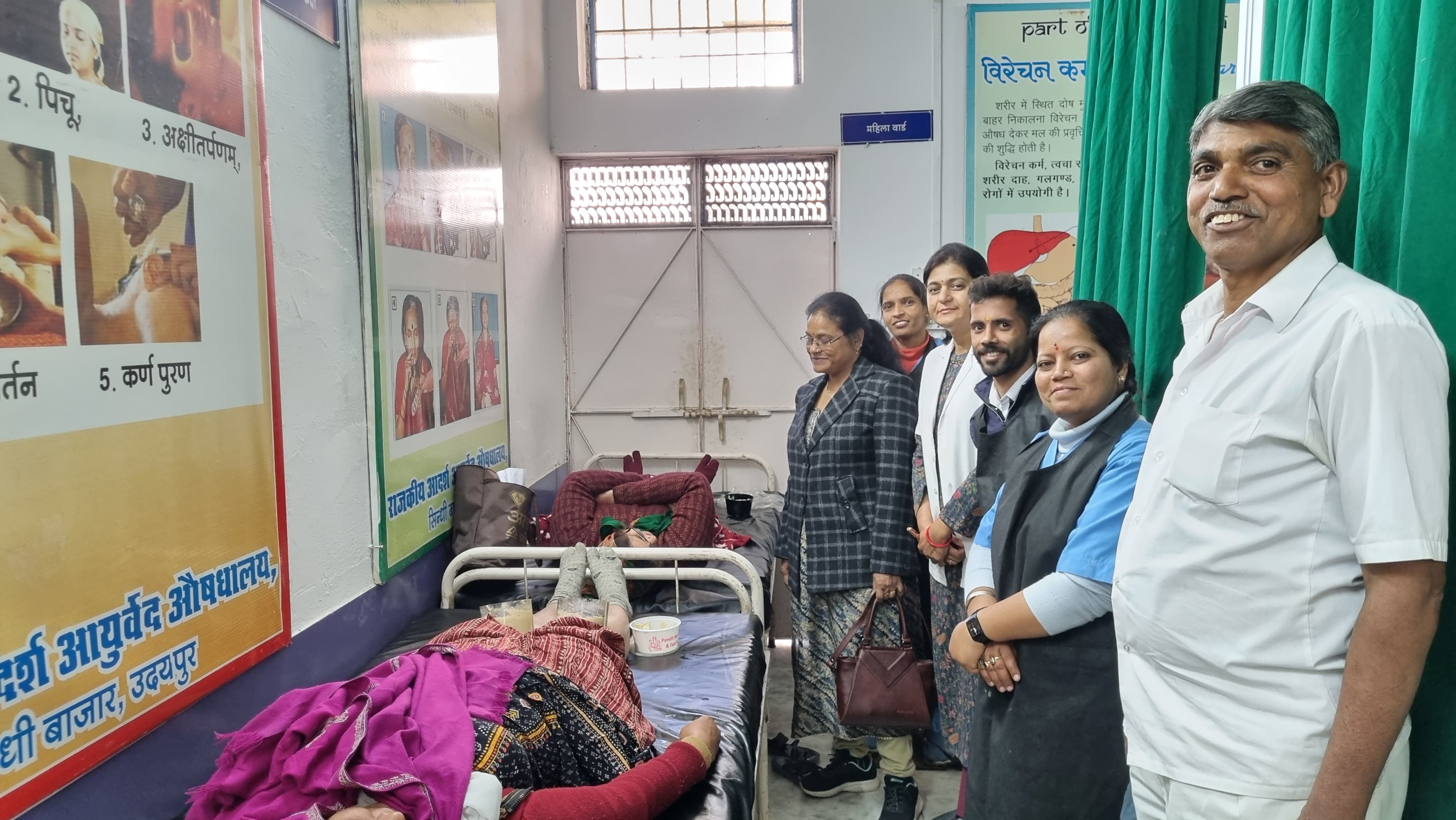 Flood of Patients at Ayurveda Panchakarma Camp