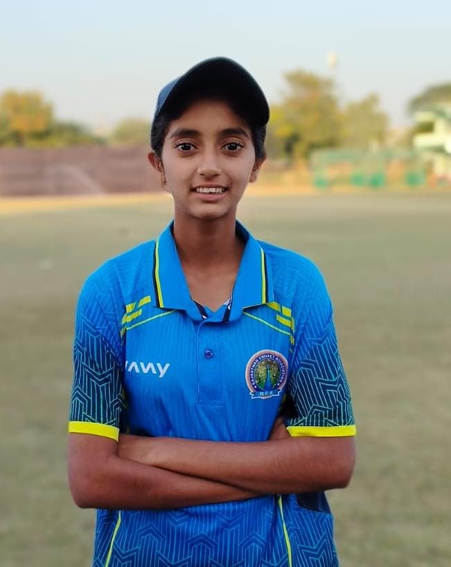 Tanishka from Dhar Selected for National Cricket Team