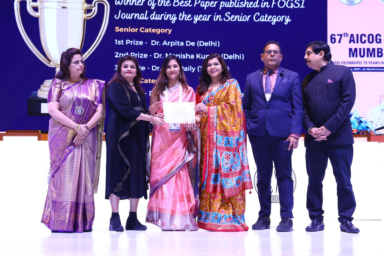 Dr. Bhamini Jakhetia Receives National Honor