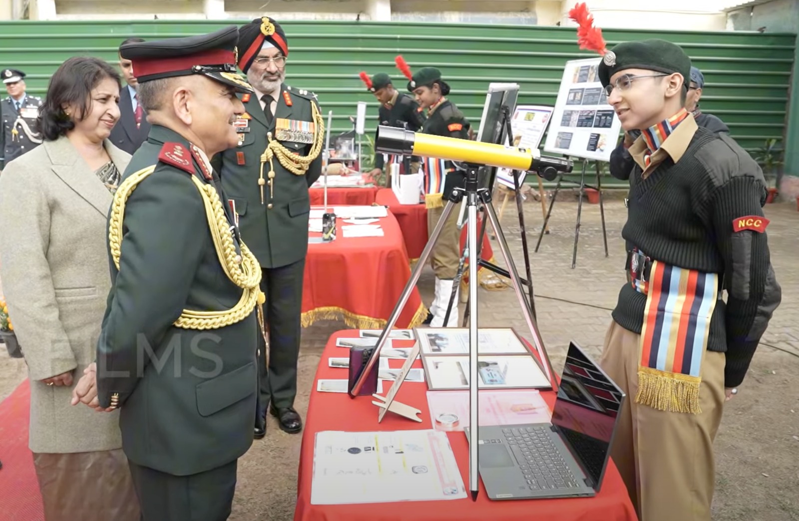 Mannan Sharma Puts Udaipur on the National Map by Presenting "AstroBot" at NCC Camp