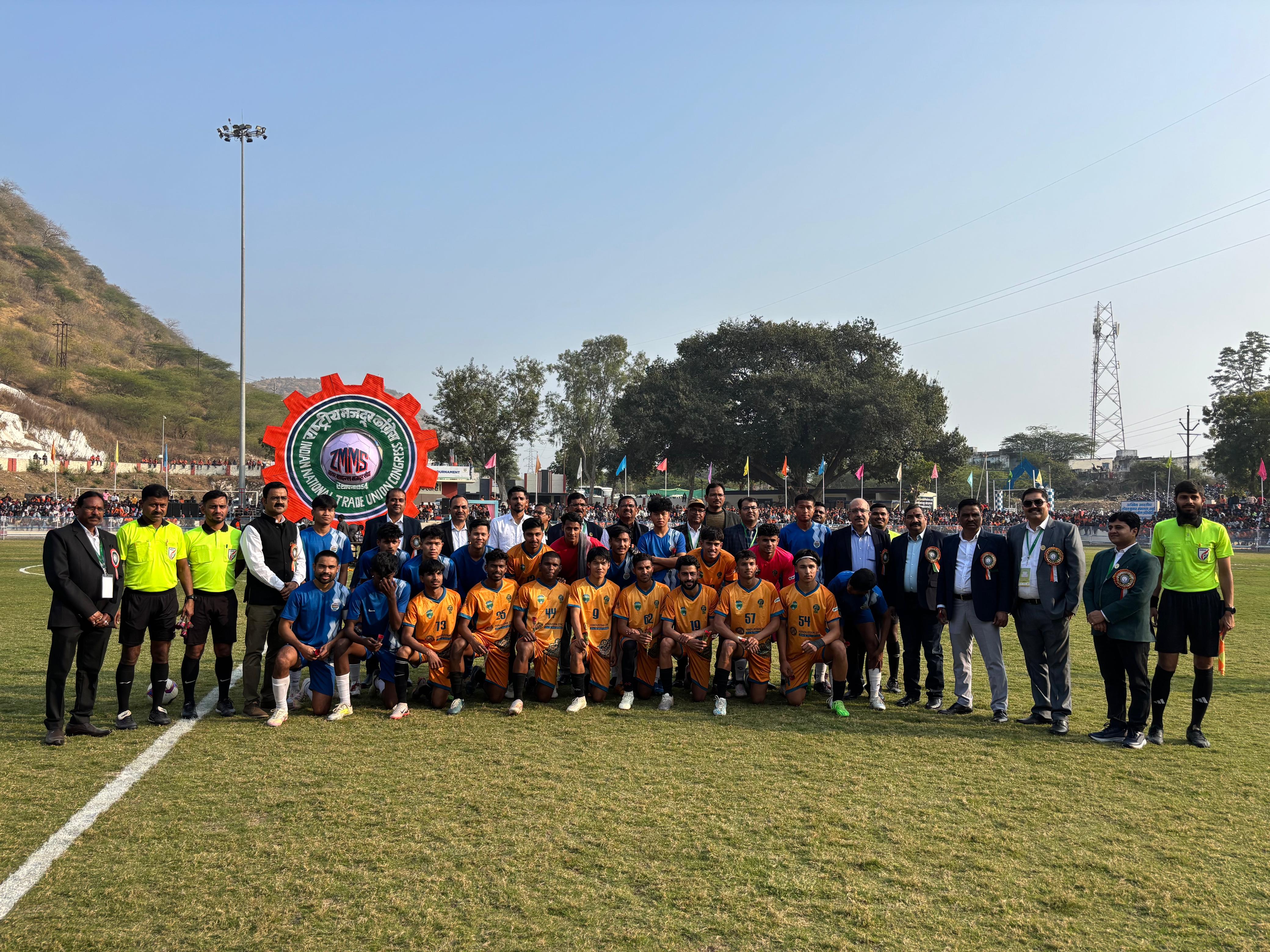 Hindustan Zinc Kicks Off 45th Mohan Kumar Mangalam (MKM) Football Tournament in Zawar, Rajasthan