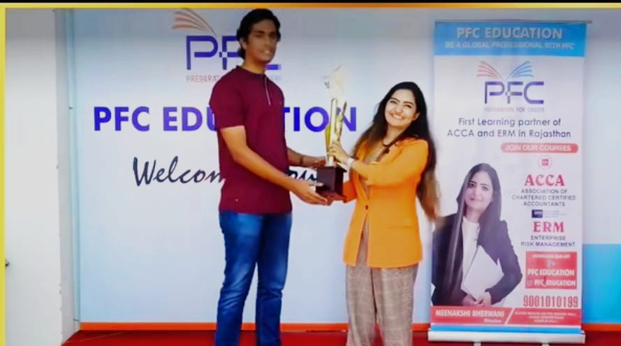 PFC Education Student Makes History in ACCA Exam, Rohan Jain Wins Global Second Place