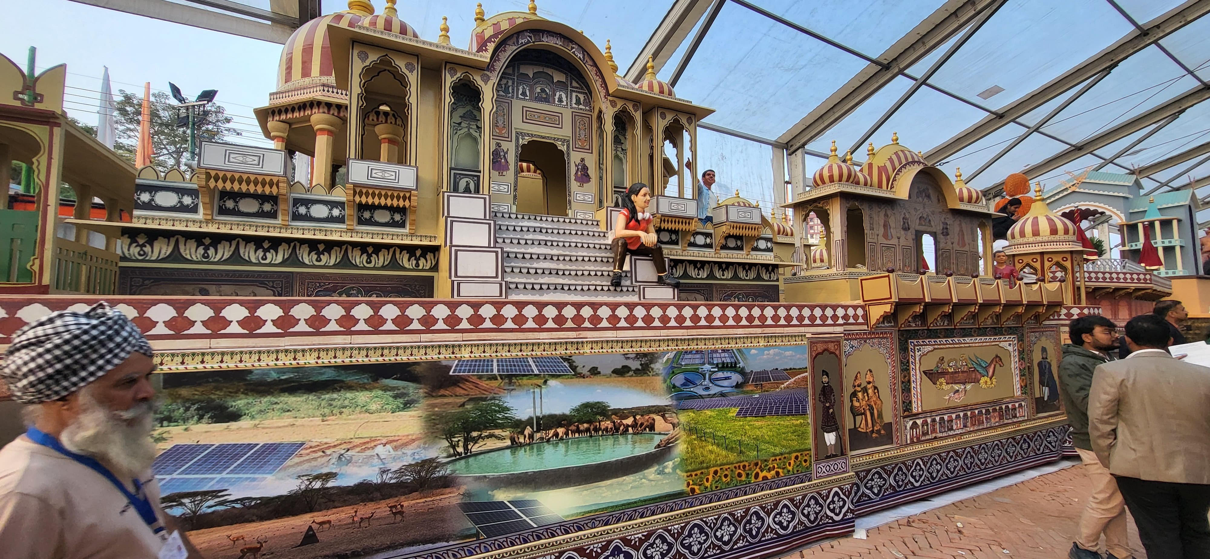 Rajasthan's tableau 'Sono Rajasthan' will be the center of attraction in New Delhi's Red Fort premises on Bharat Parv