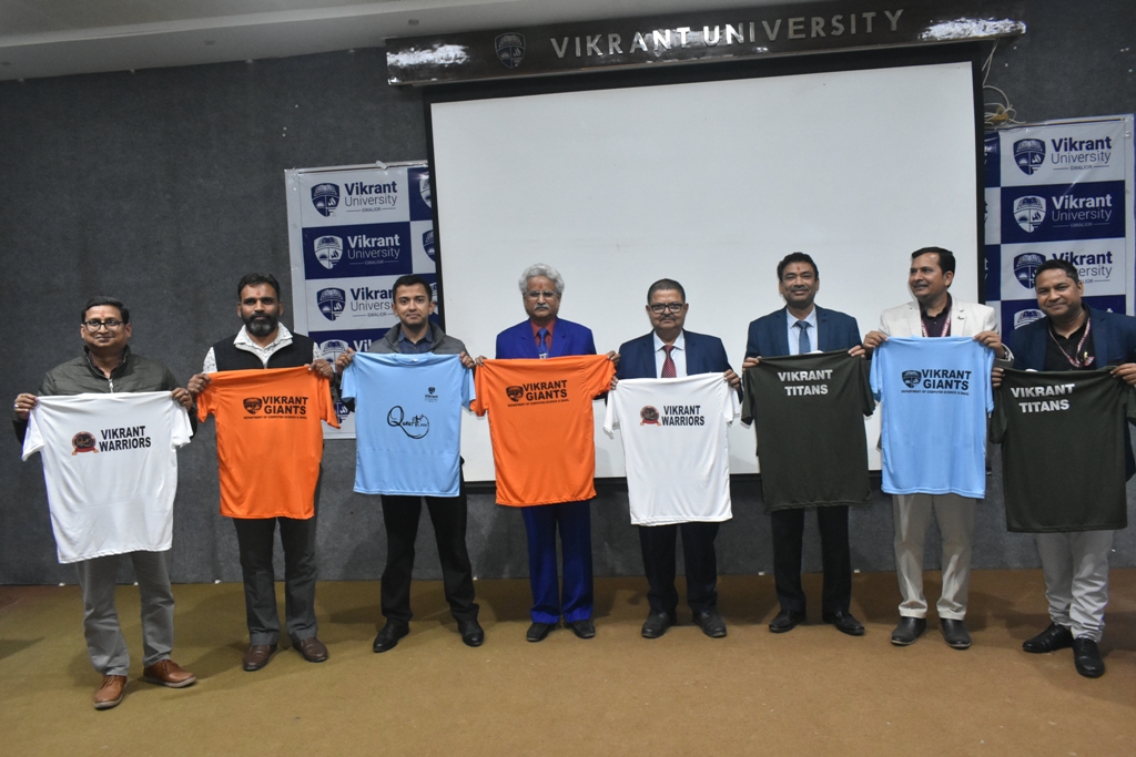 Vikrant University's Annual Sports and Cultural Program "Kwarth 2025" Jersey Launch Event Concludes