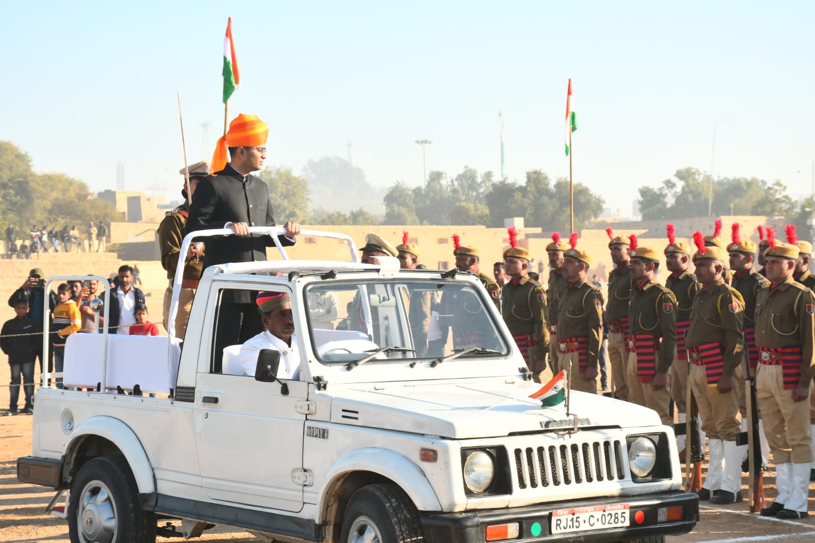 76th Republic Day Celebrated with Enthusiasm in Jaisalmer