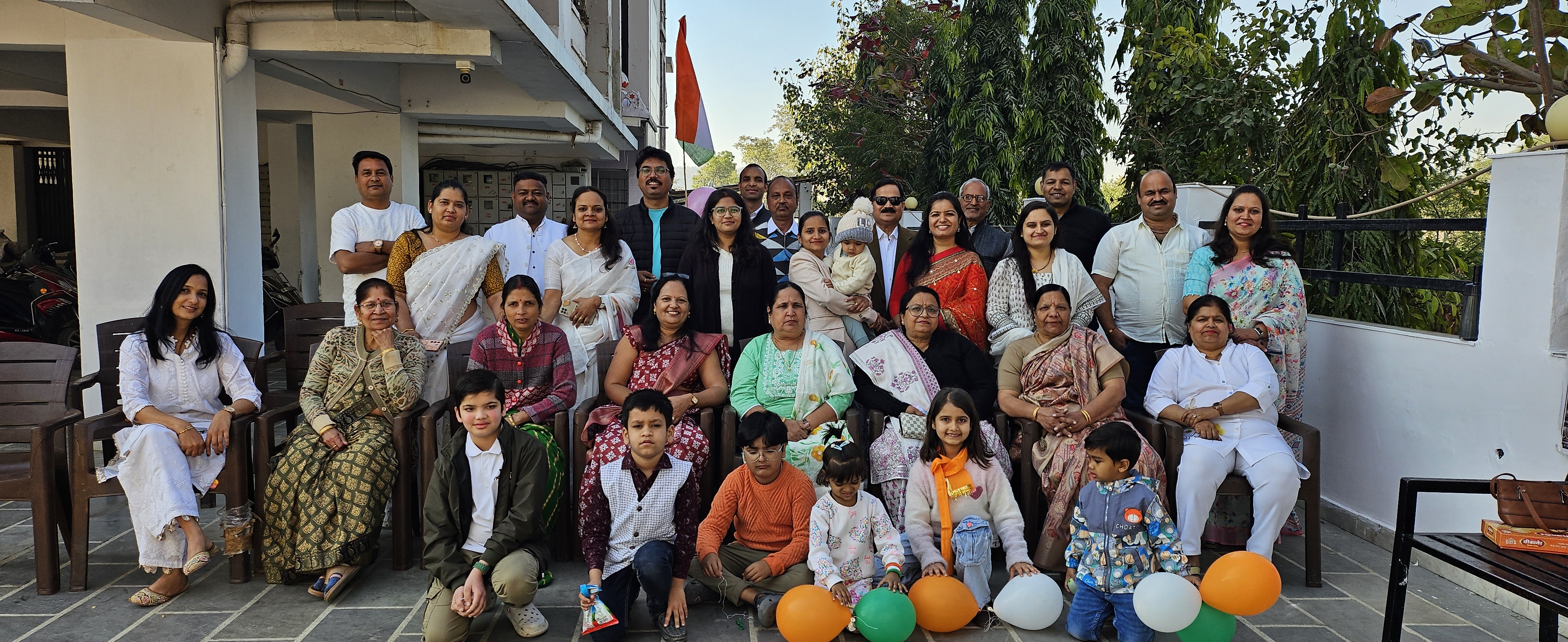 Republic Day Celebrated with Enthusiasm at Mangal Murti Society