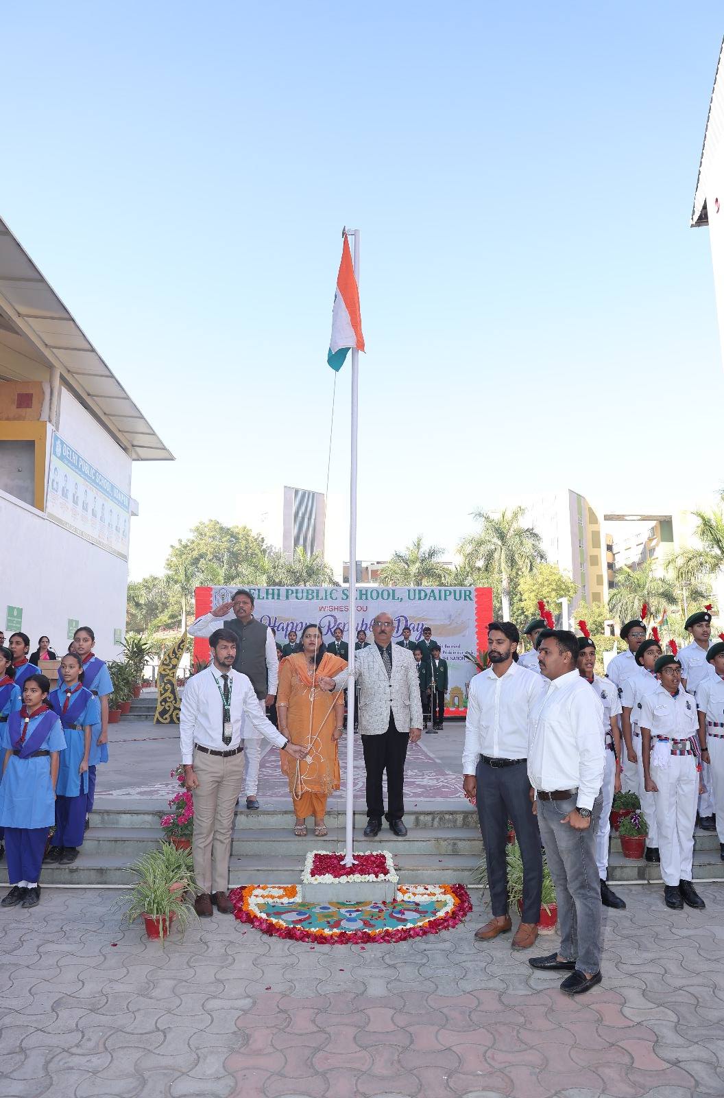 76th Republic Day Celebrated at Delhi Public School, Udaipur