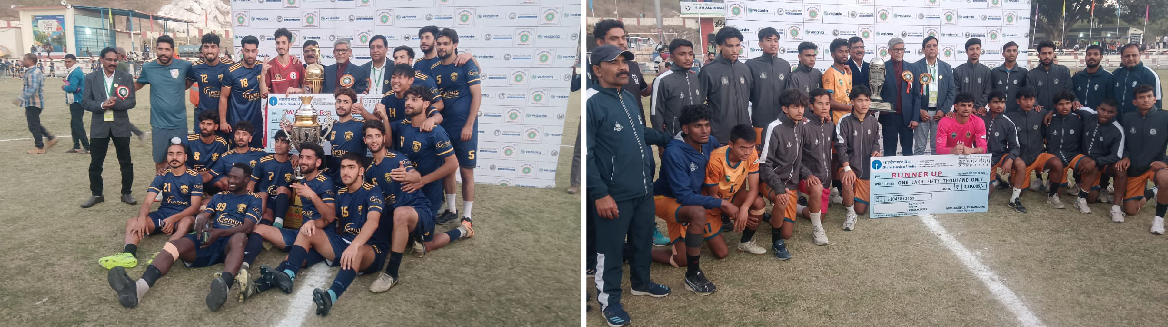 Hindustan Zinc Concludes the 45th Mohan Kumar Mangalam (MKM) Football Tournament Trophy in Zawar, Rajasthan