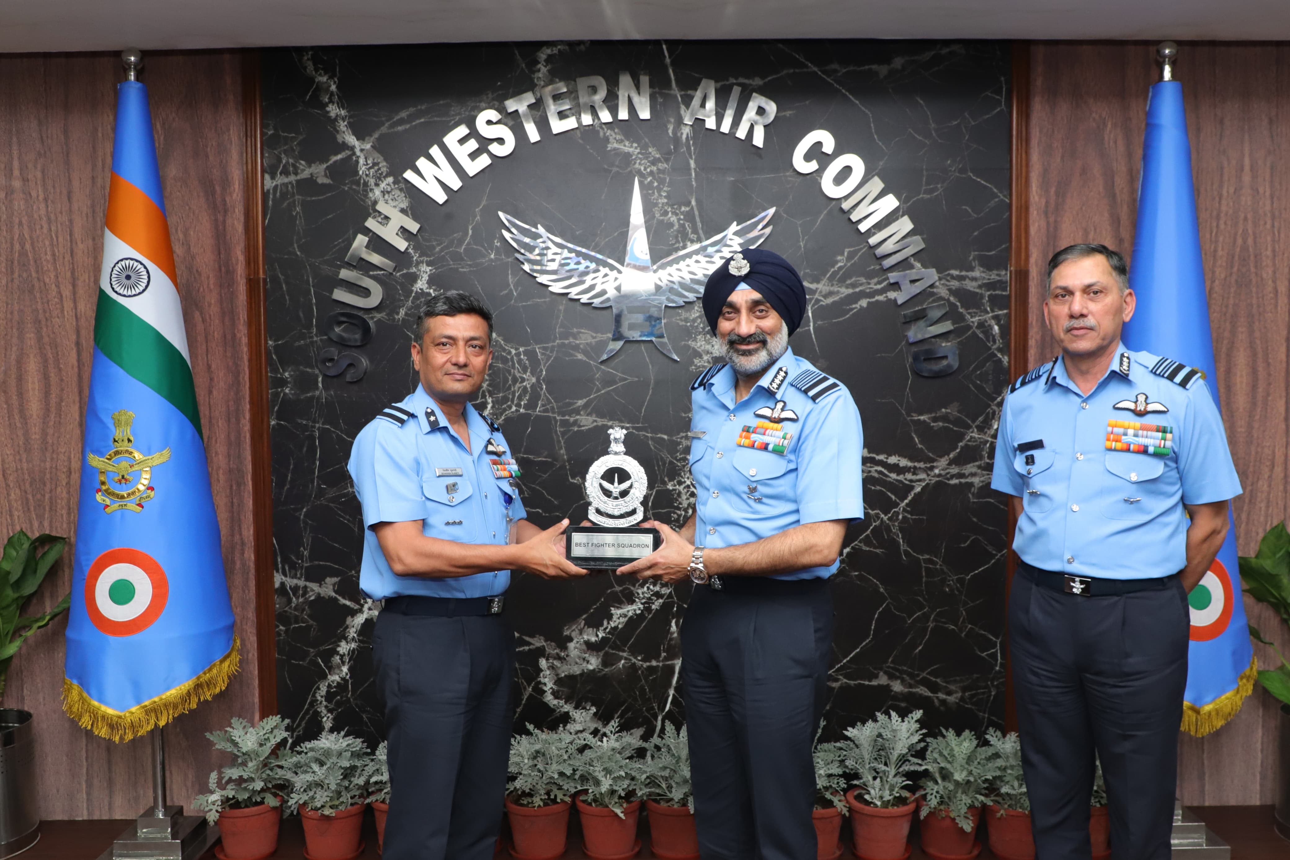 SOUTH WESTERN AIR COMMAND COMMANDERS' CONFERENCE HELD AT GANDHINAGAR