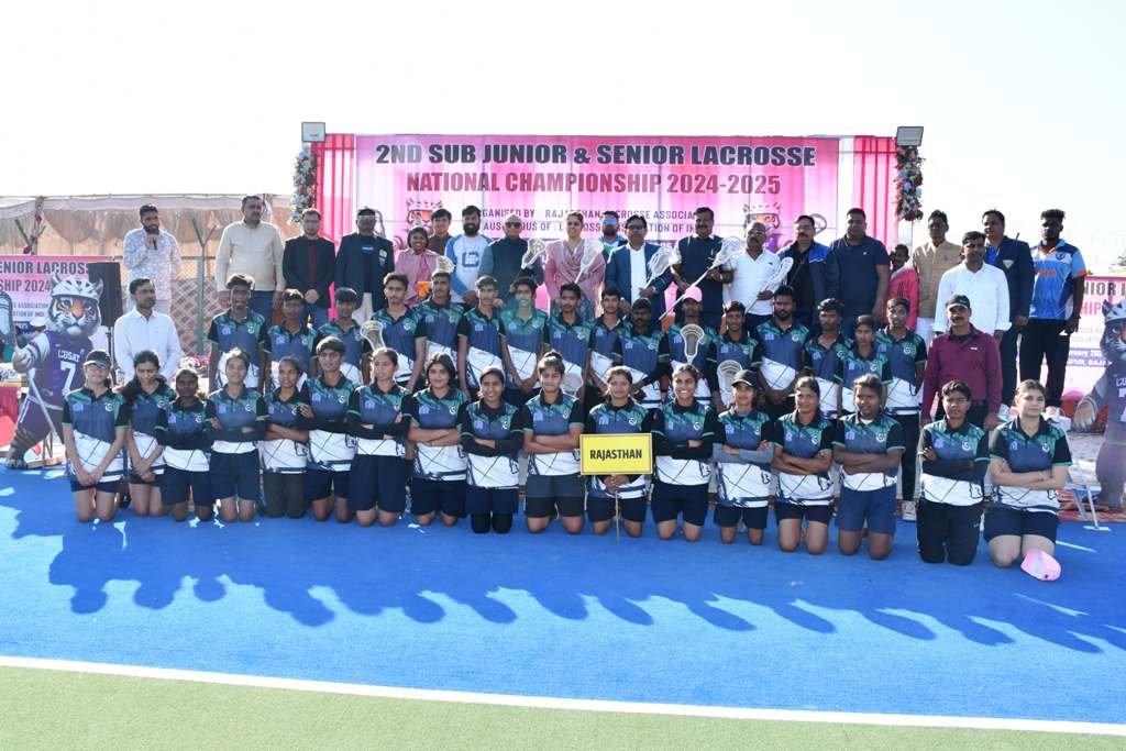 Colorful Inauguration of the National Lacrosse Championship, Rajasthan Advances to Pre-Quarter Finals