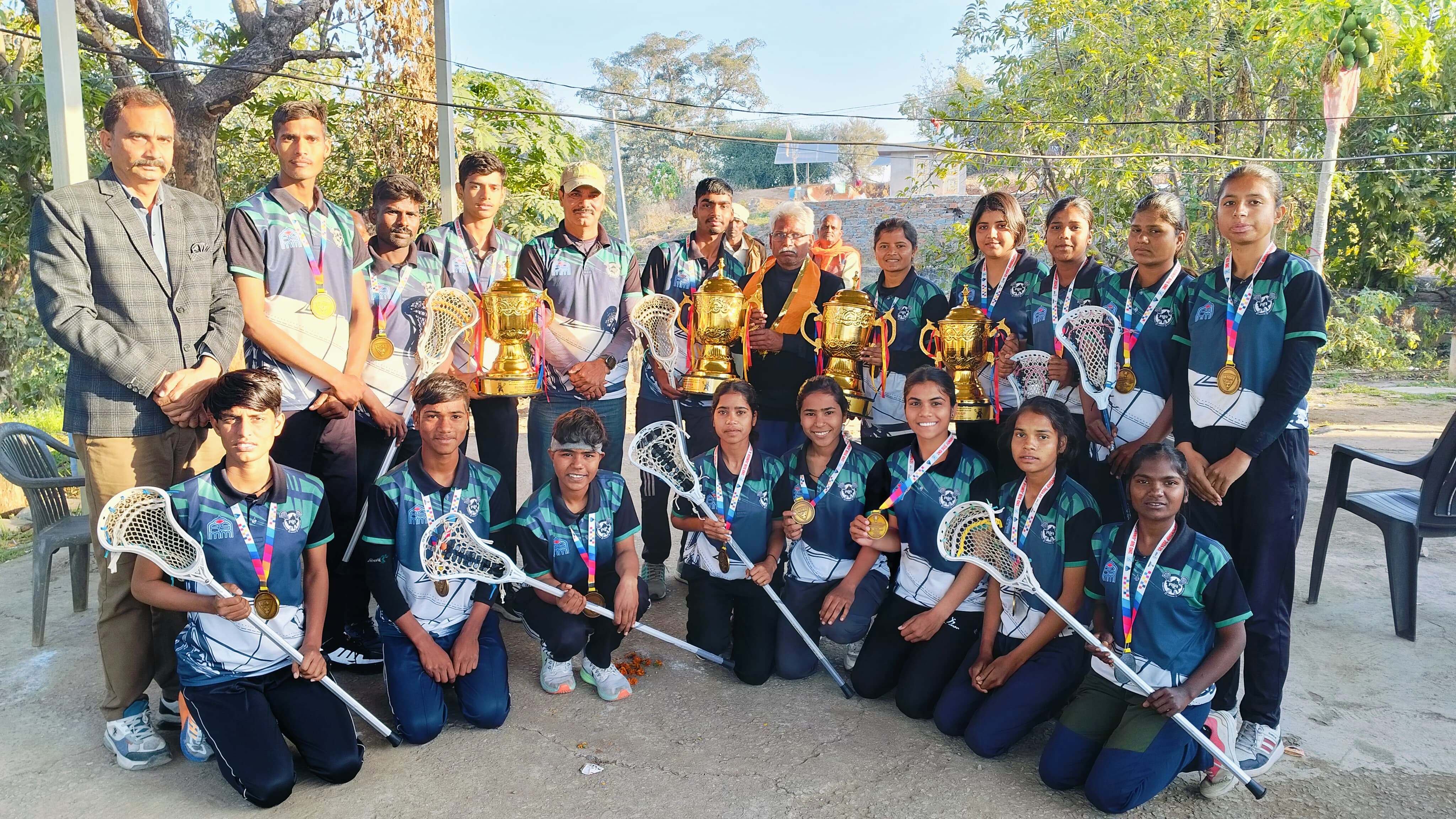 Tribal Minister Honors National Lacrosse Medalists and Coaches