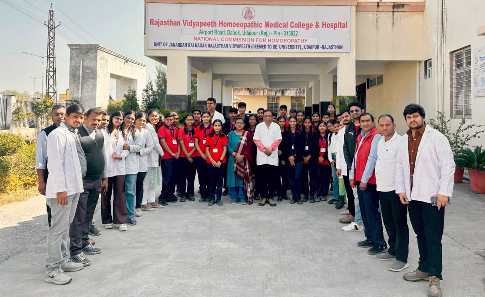 Free Health Check-up Camp Organized at Rajasthan Vidyapeeth