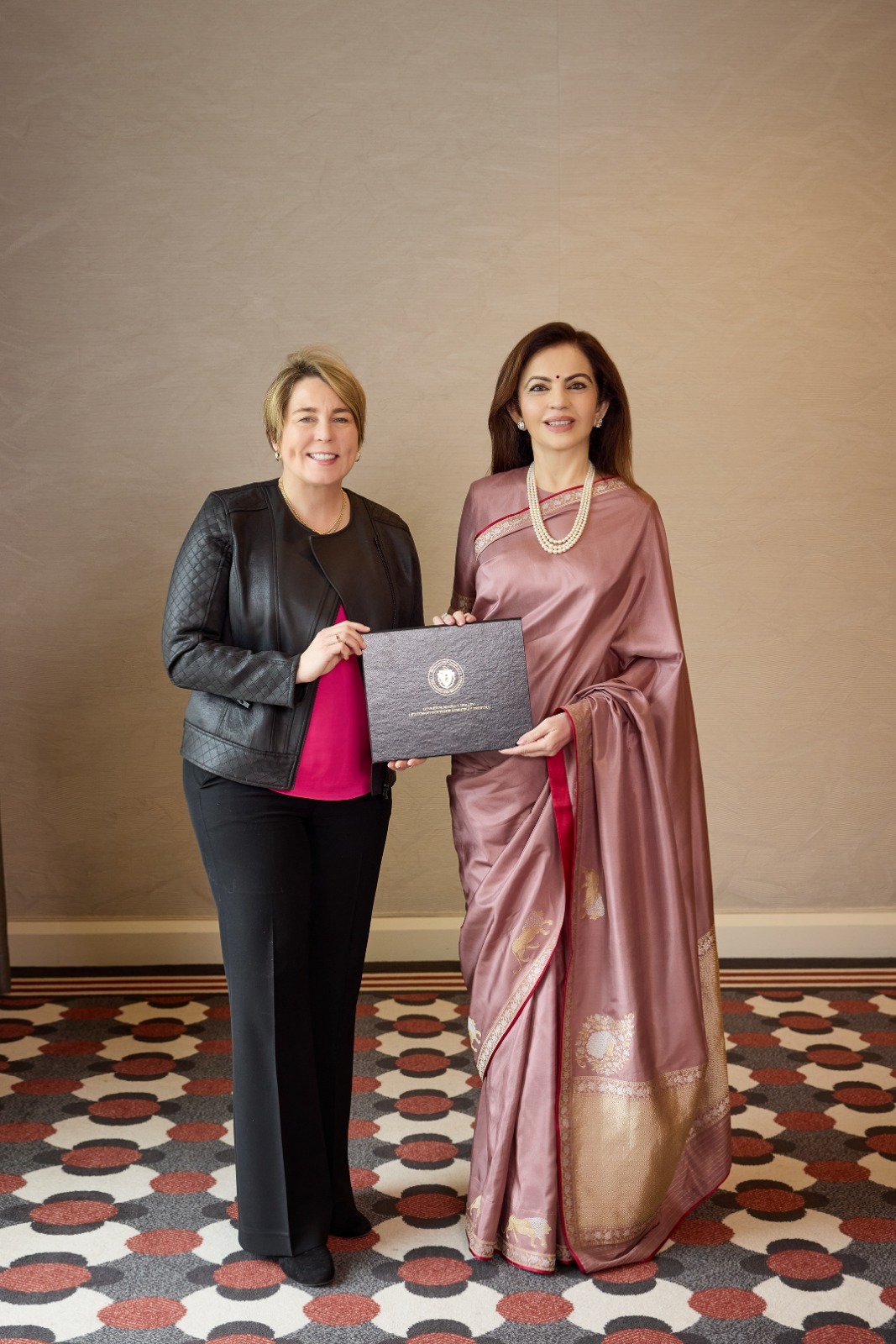 Nita Ambani honored by the Governor of Massachusetts