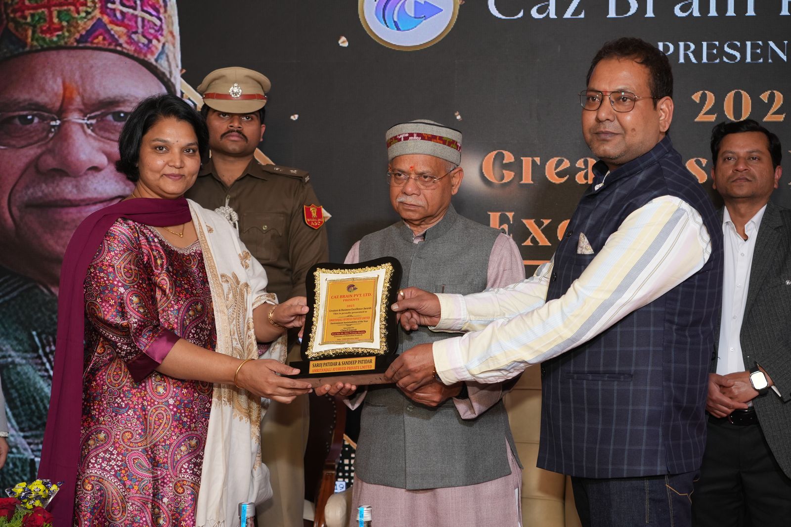 Sandeep and Saroj Honored at the National Level for Organic Farming