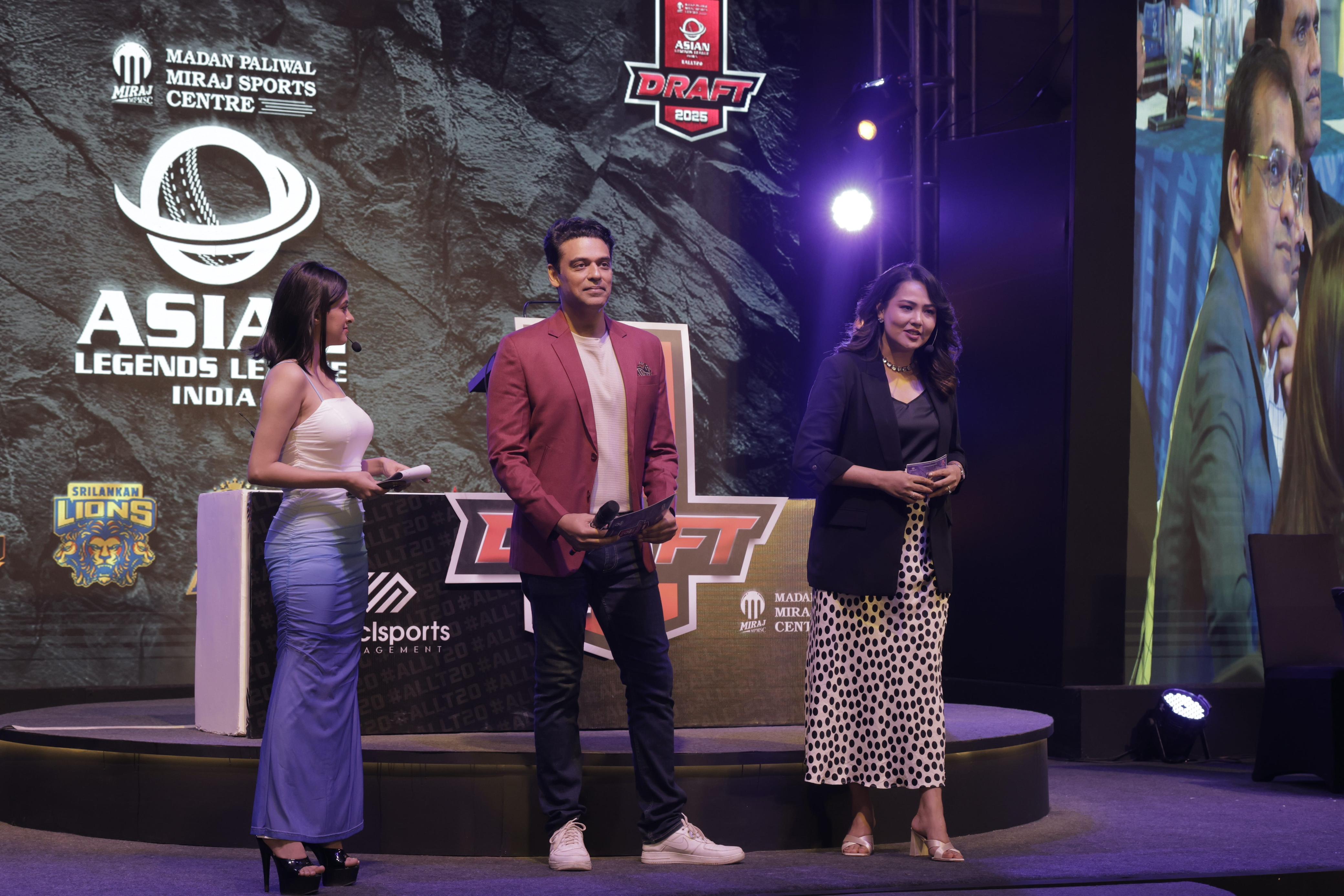 Asian Legends League 2025 T20 Tournament Drafting and Jersey Launch Completed