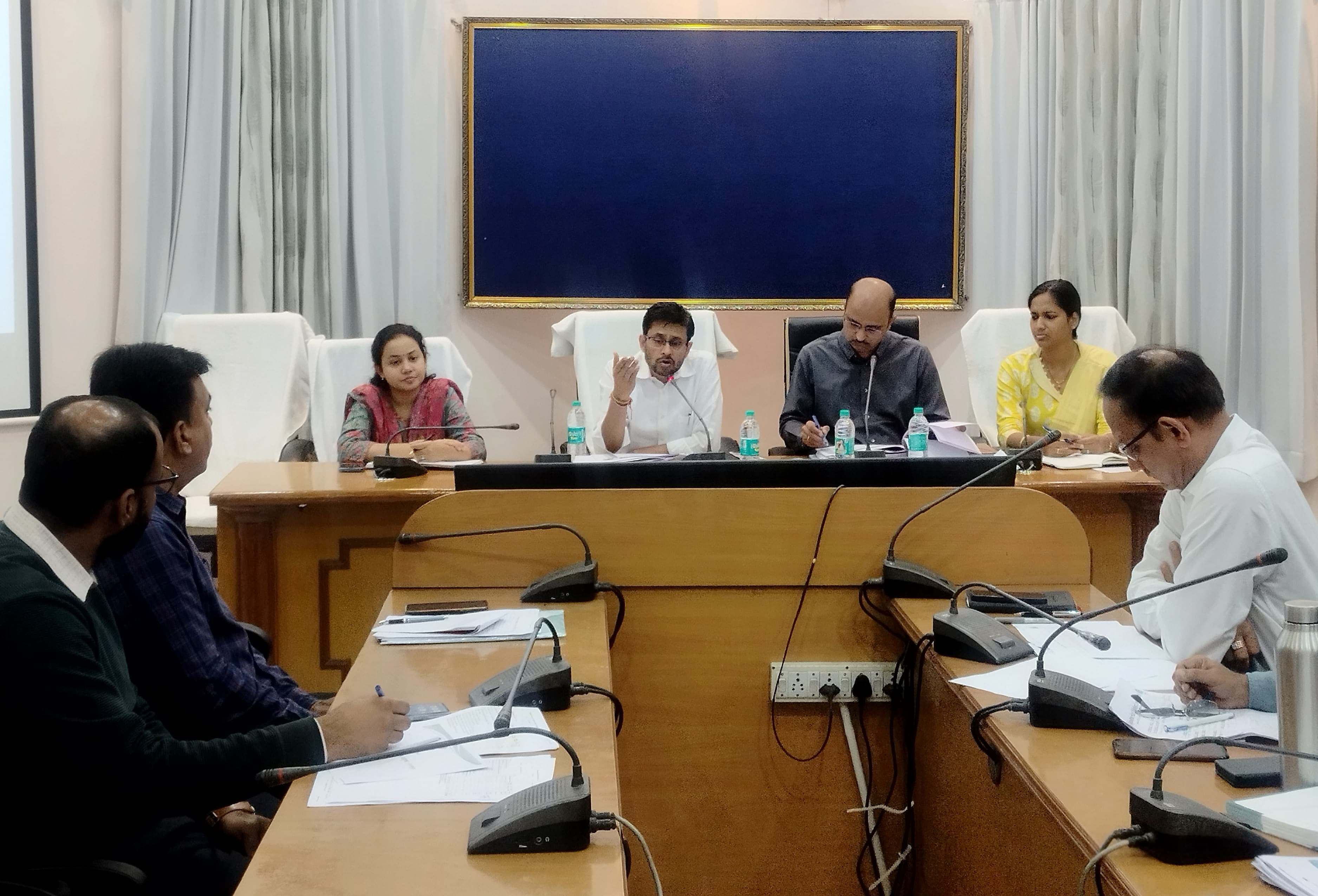 Weekly Review Meeting Held – District Collector Mehta