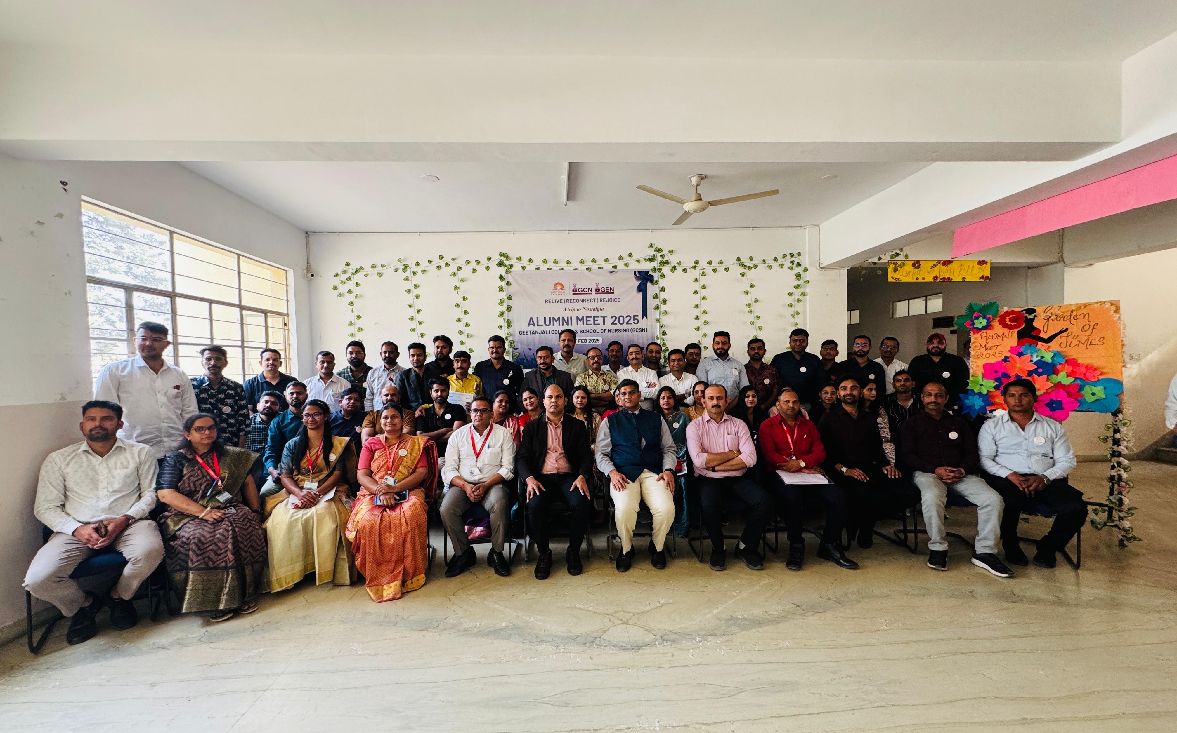 Alumni Meet 2025 Organized at Geetanjali College & School of Nursing, Udaipur